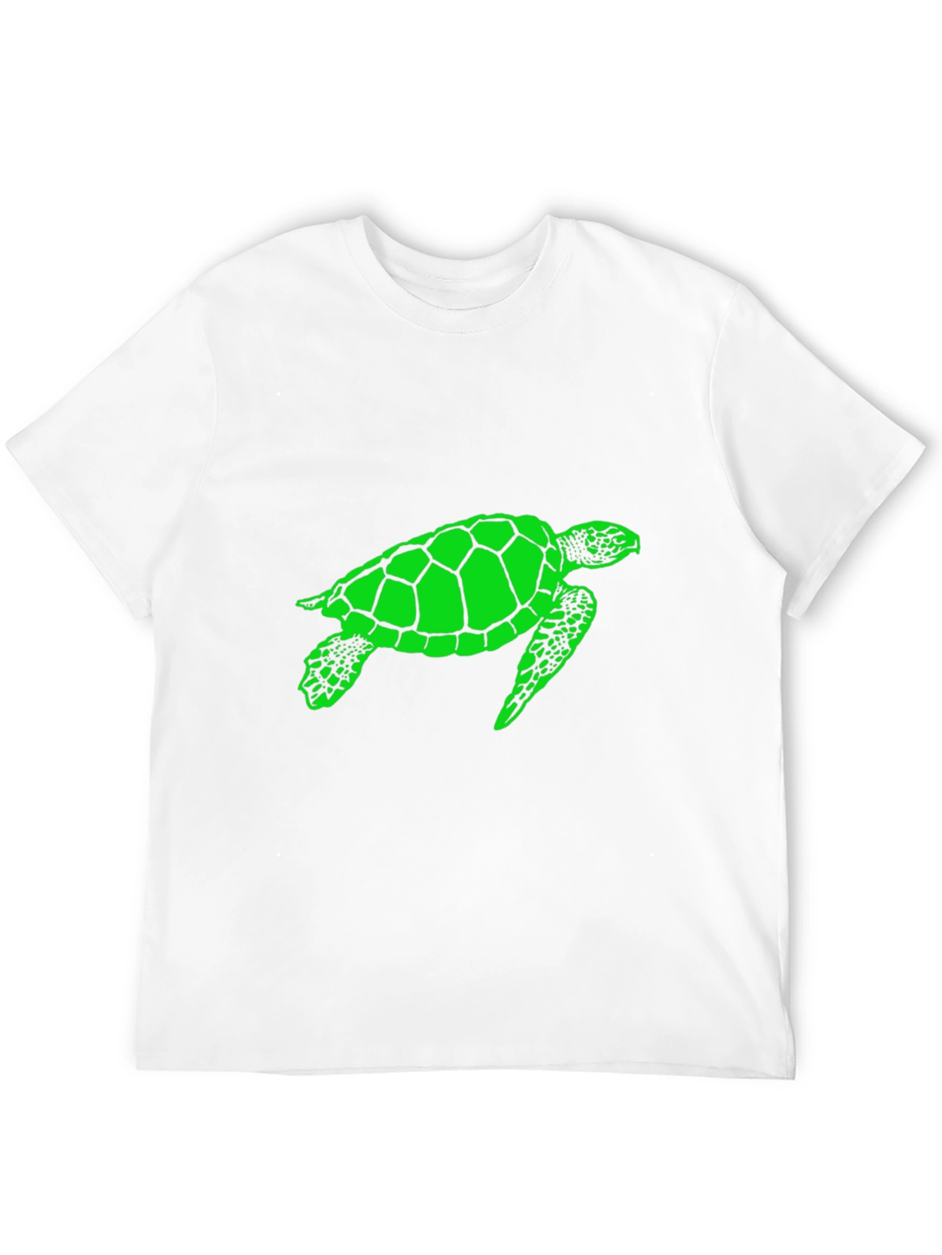 Sea Turtle Graphic Tee - Black Cotton T-Shirt