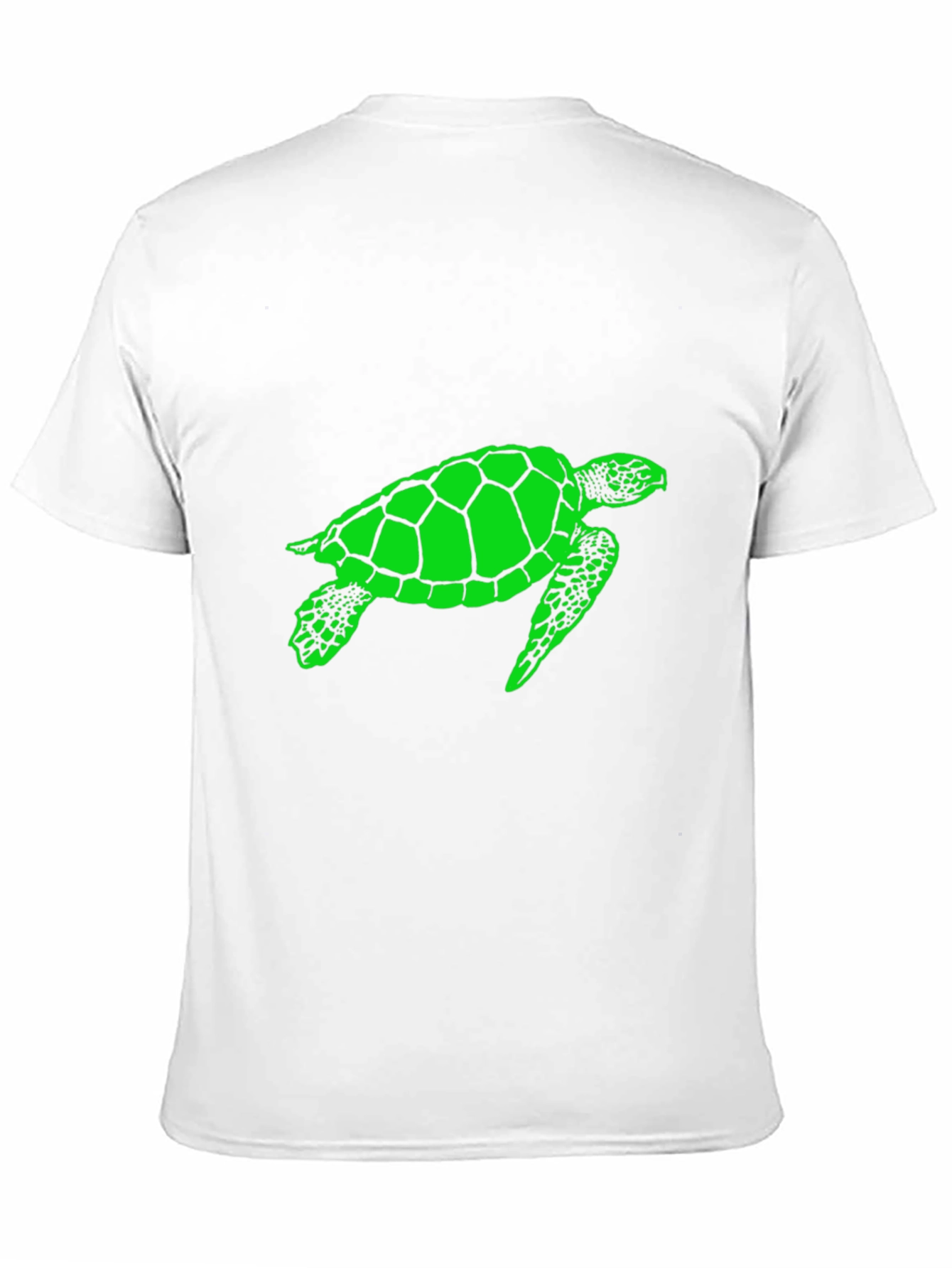 Sea Turtle Graphic Tee - Black Cotton T-Shirt