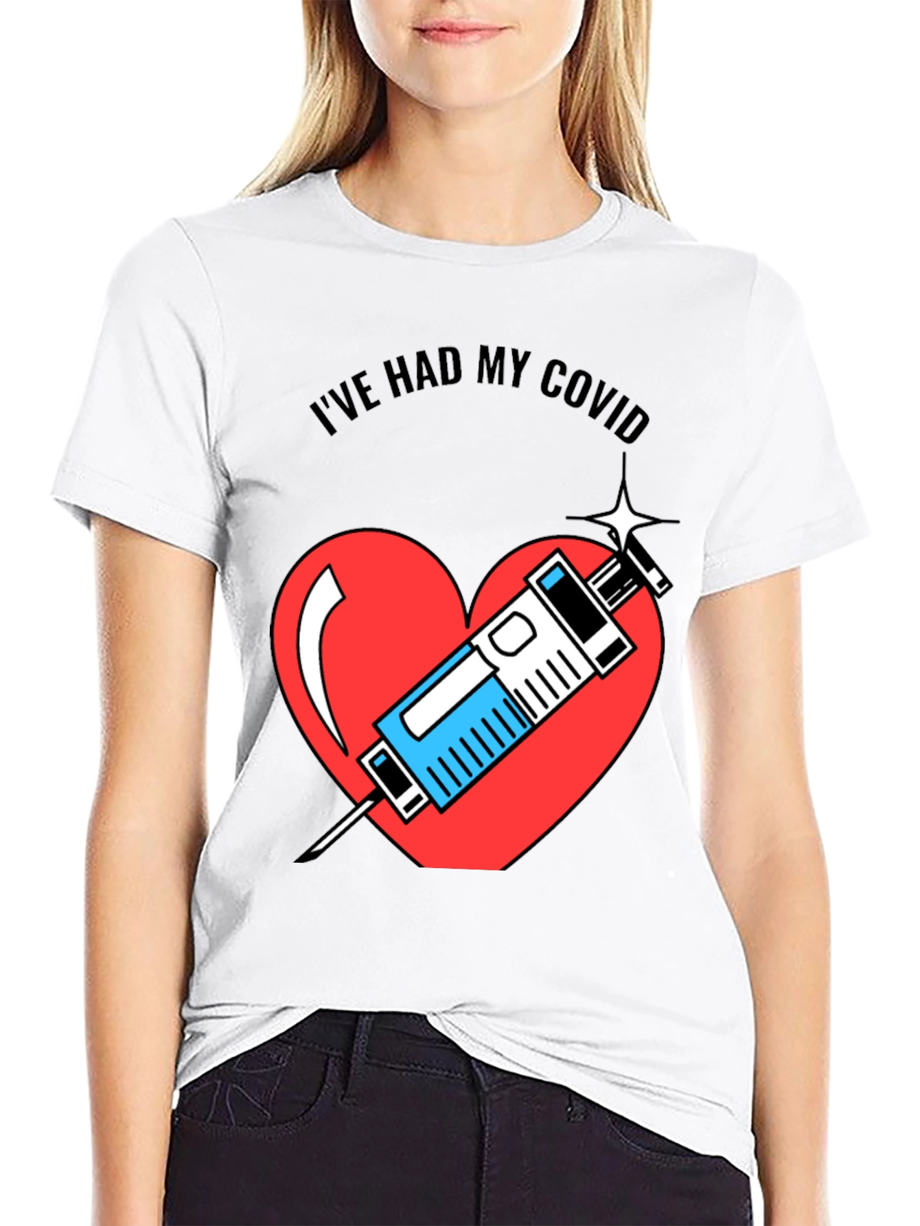 Ive Had My COVID Vaccine Heart T-Shirt
