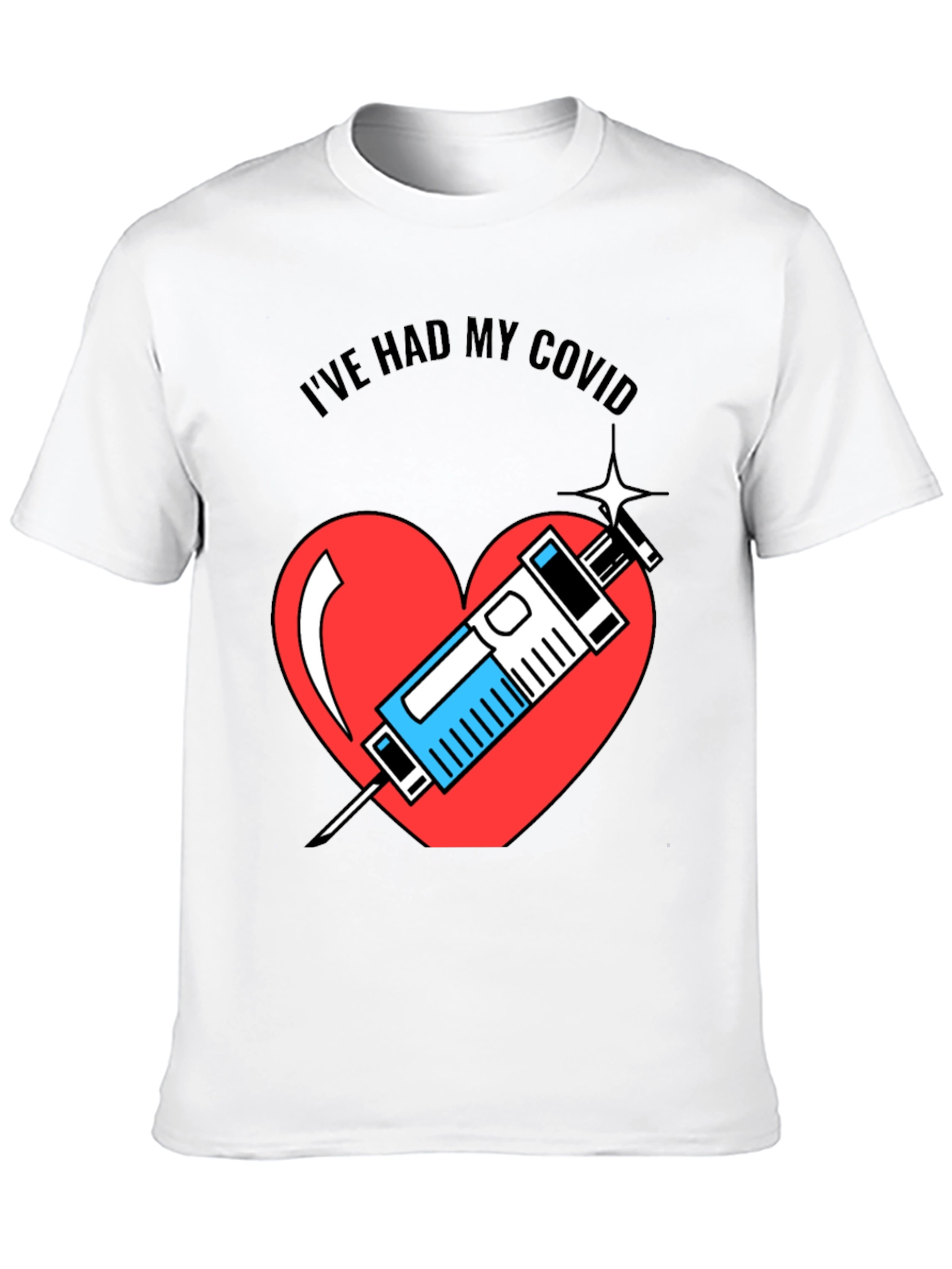 Ive Had My COVID Vaccine Heart T-Shirt