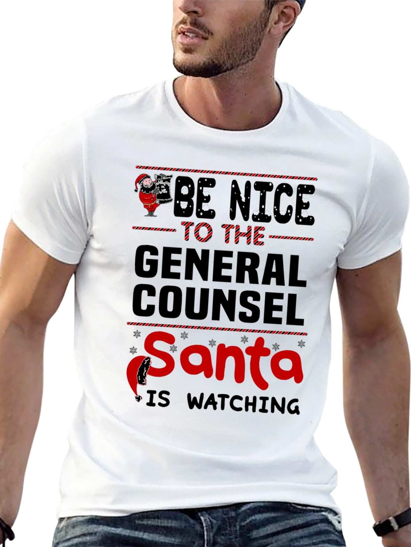 Be Nice to the General Counsel Santa Shirt