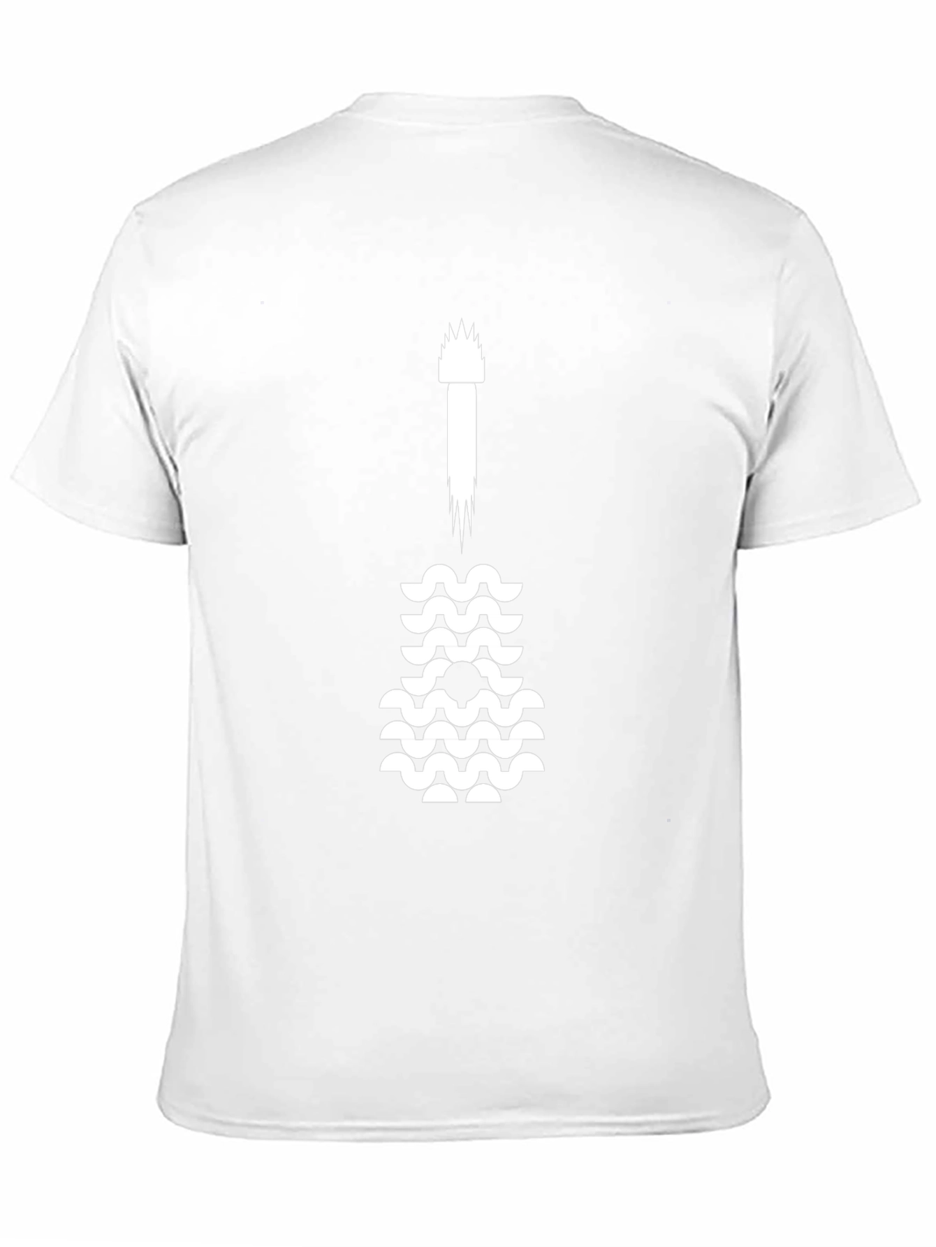 Guitar Wave Graphic Tee - Black Cotton Casual Top