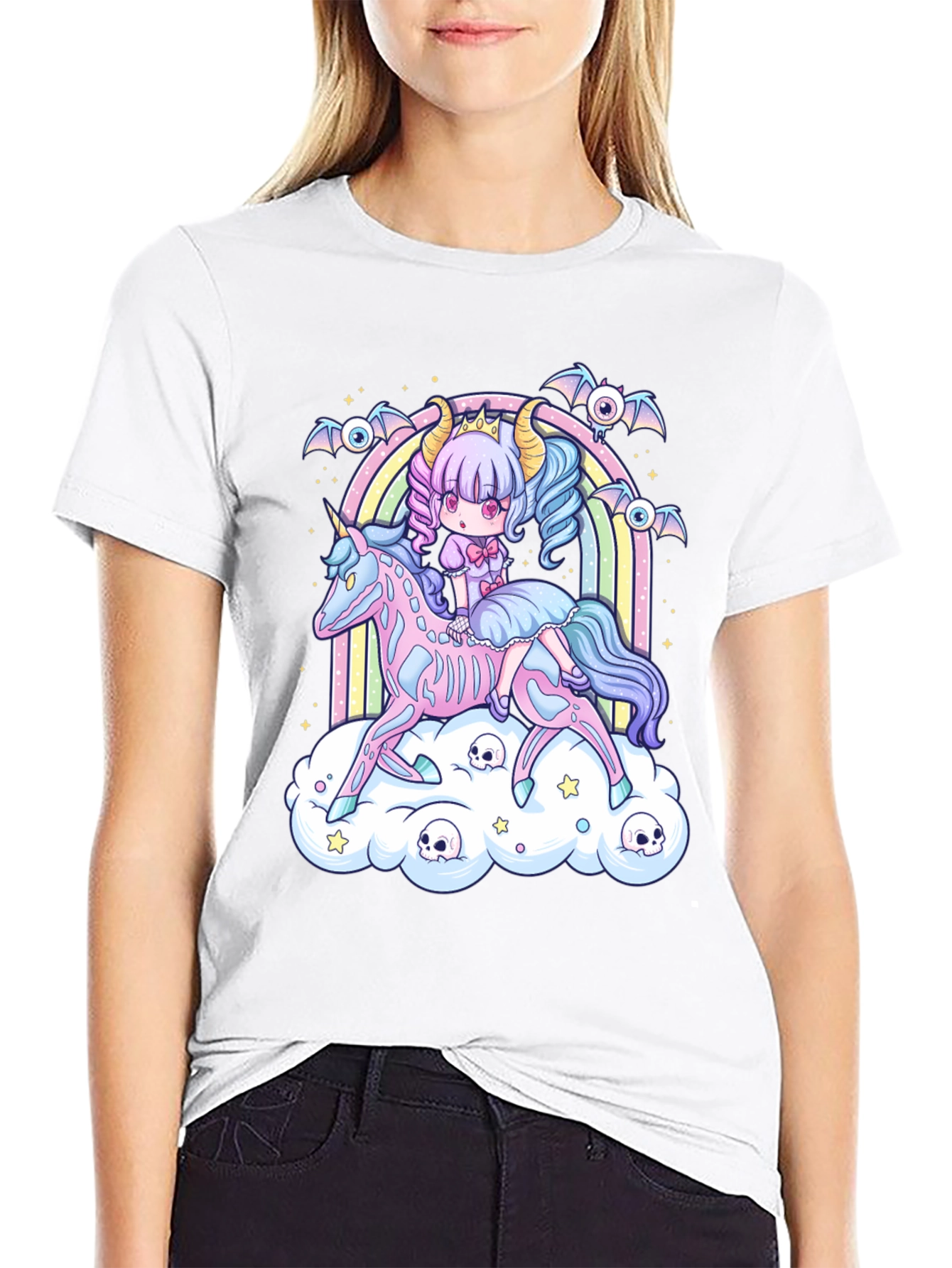 Gothic Pastel Kawaii Unicorn T-Shirt