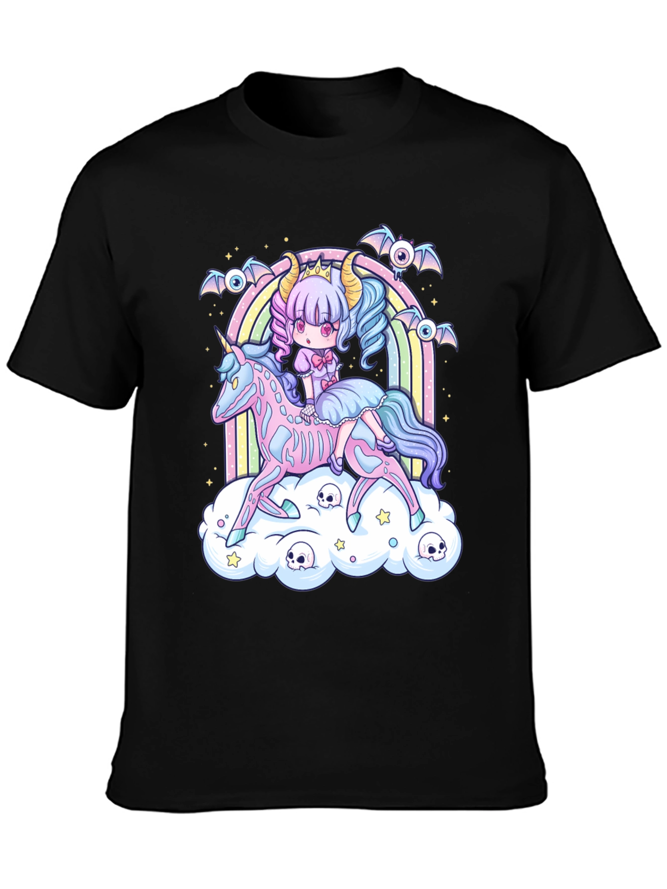 Gothic Pastel Kawaii Unicorn T-Shirt