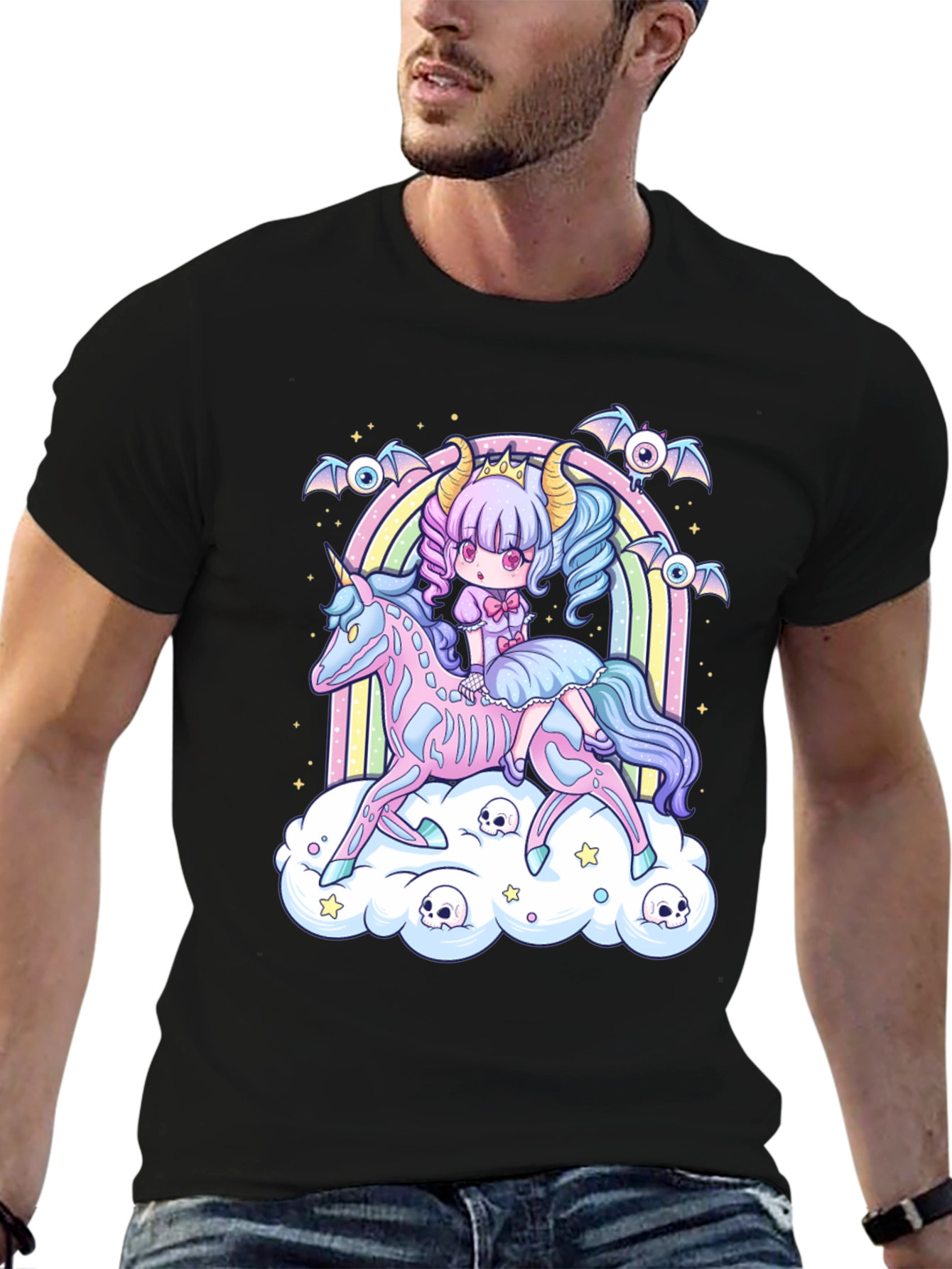 Gothic Pastel Kawaii Unicorn T-Shirt
