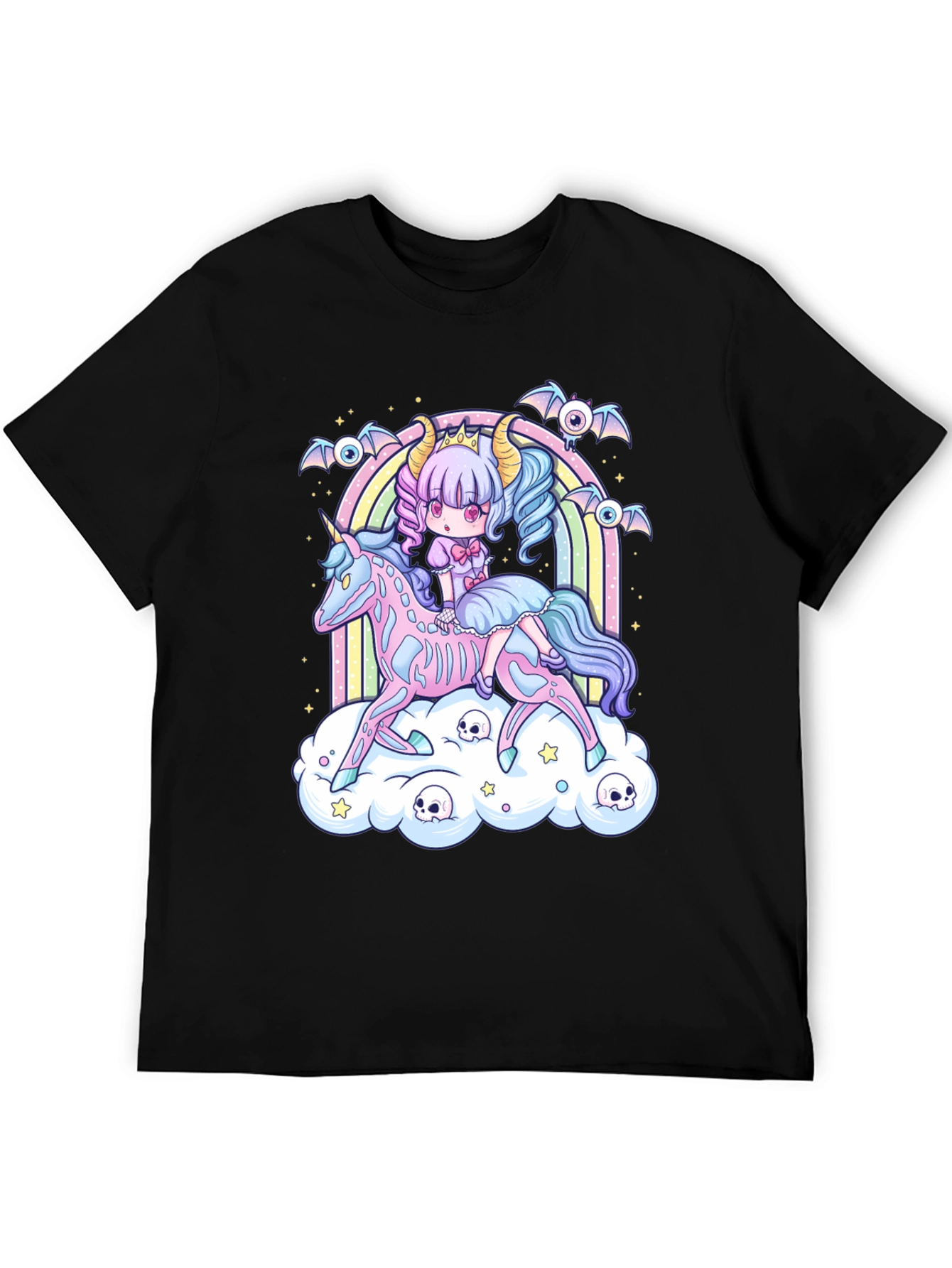 Gothic Pastel Kawaii Unicorn T-Shirt