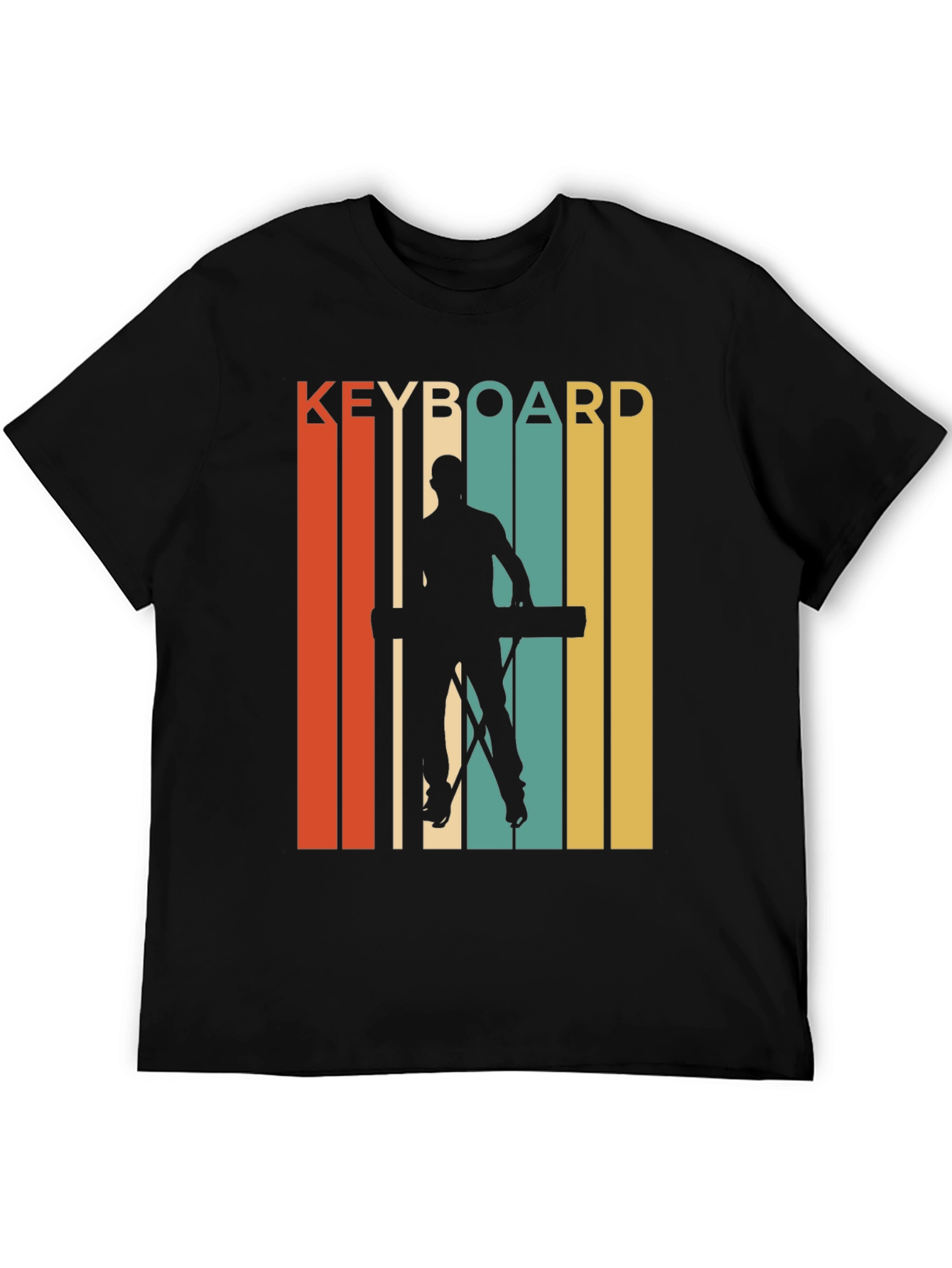Retro Keyboard Player Graphic T-Shirt