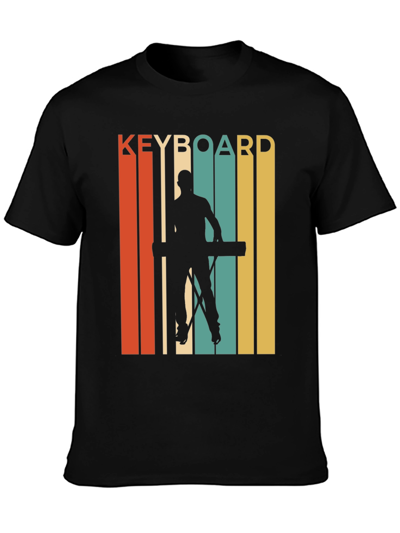 Retro Keyboard Player Graphic T-Shirt