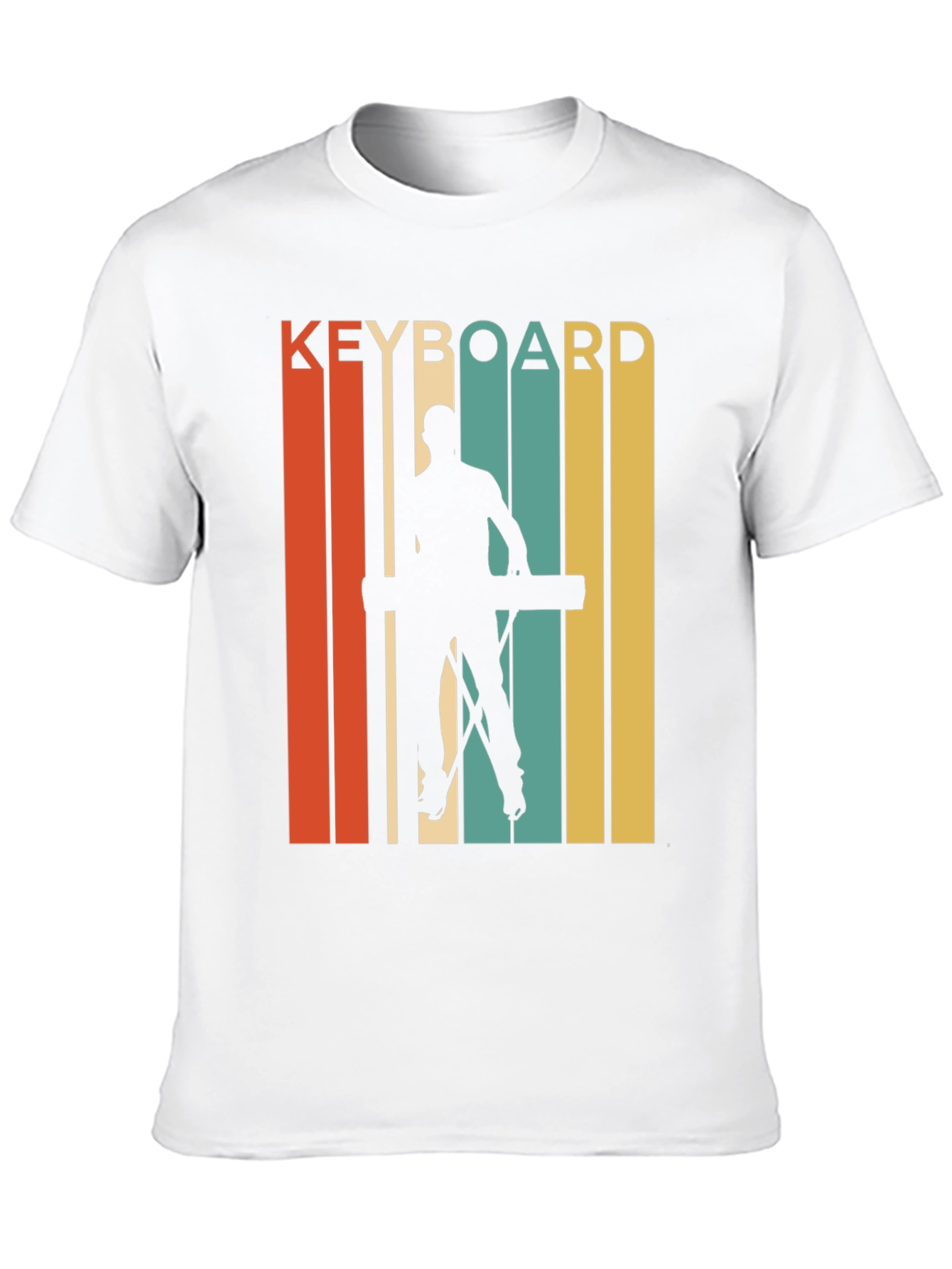 Retro Keyboard Player Graphic T-Shirt