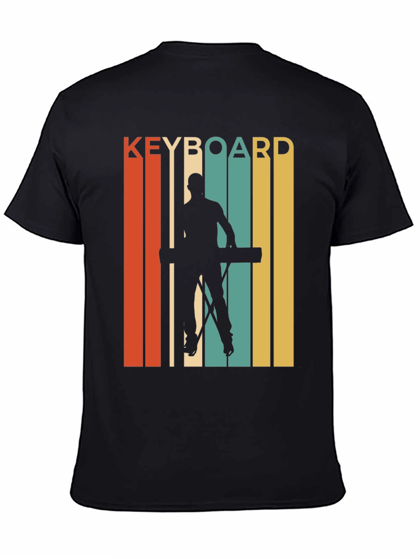 Retro Keyboard Player Graphic T-Shirt