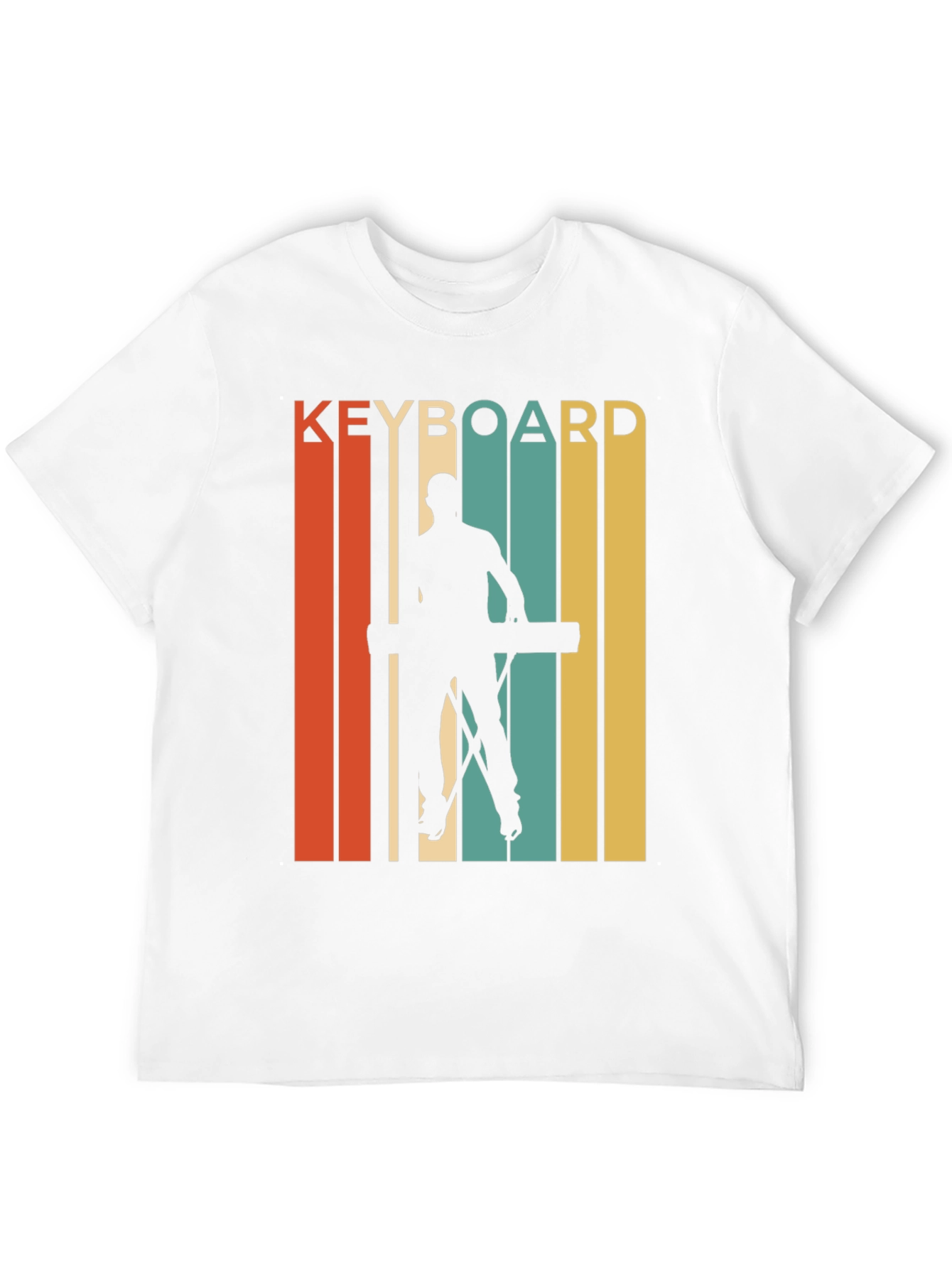 Retro Keyboard Player Graphic T-Shirt