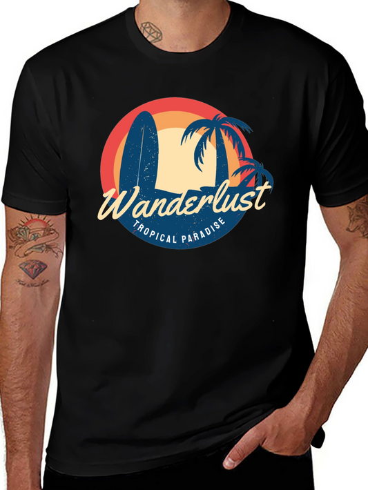 Wanderlust Tropical Paradise Graphic Tee