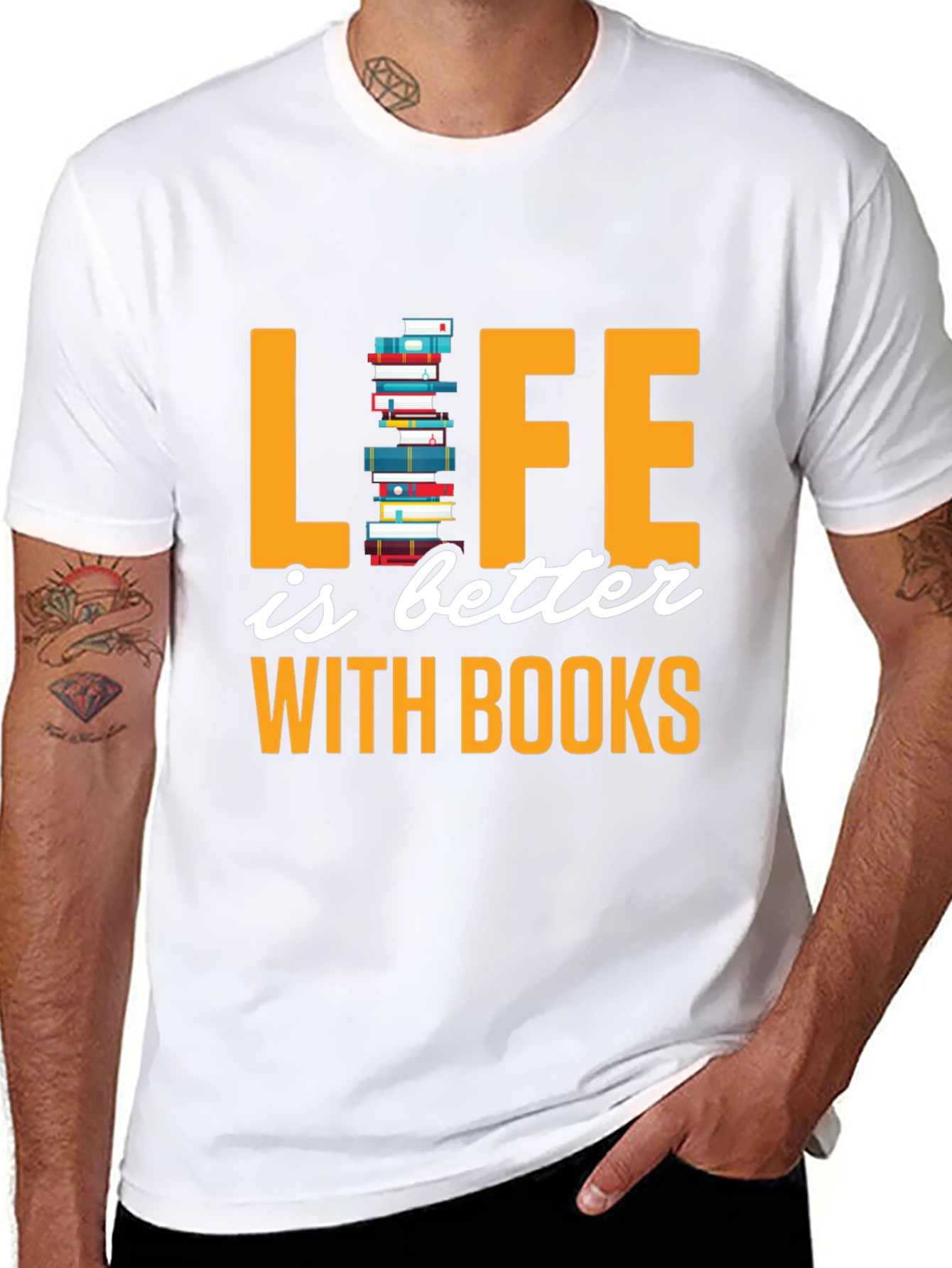 Life is Better with Books T-Shirt