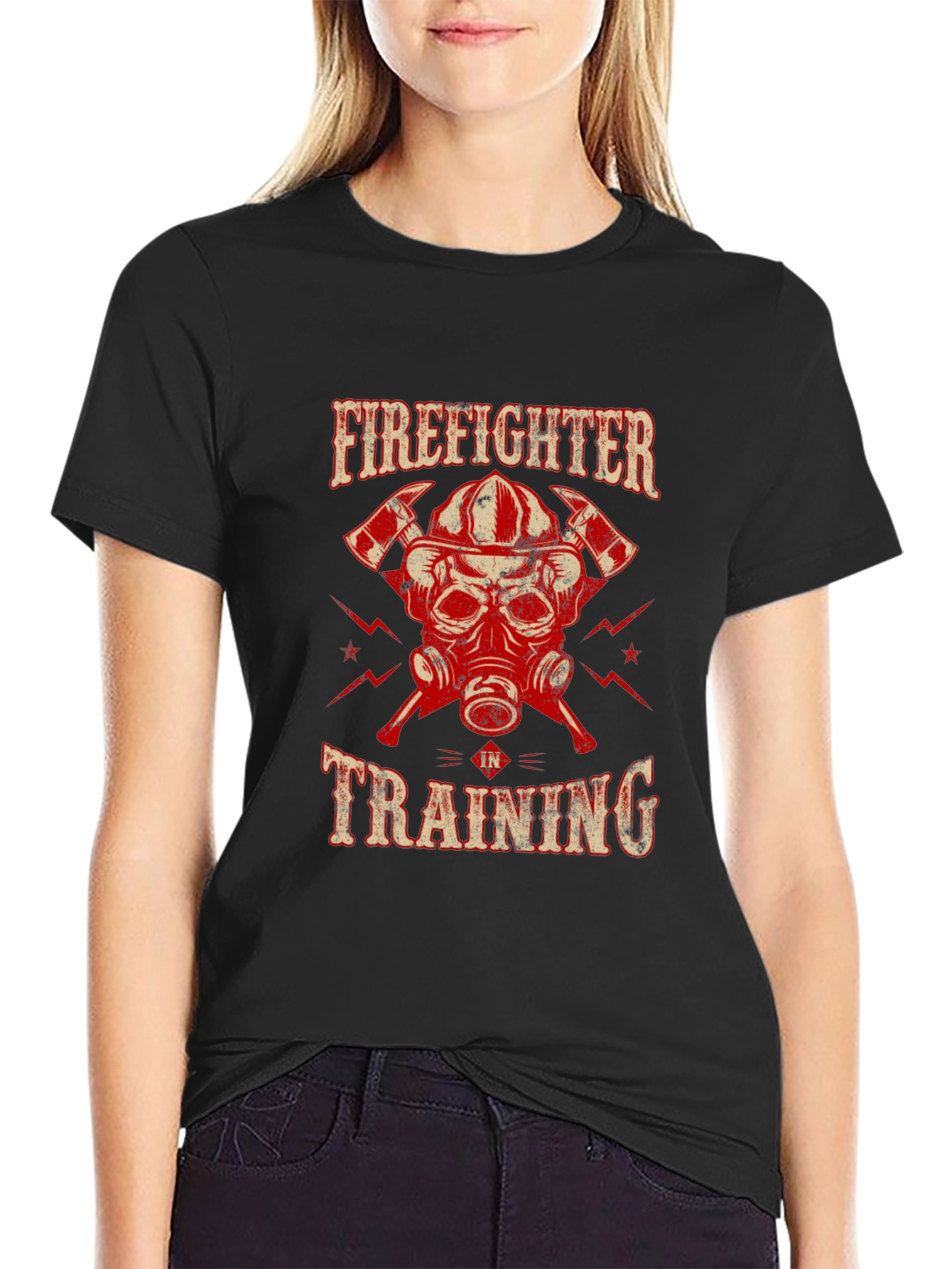 Firefighter in Training Graphic T-Shirt