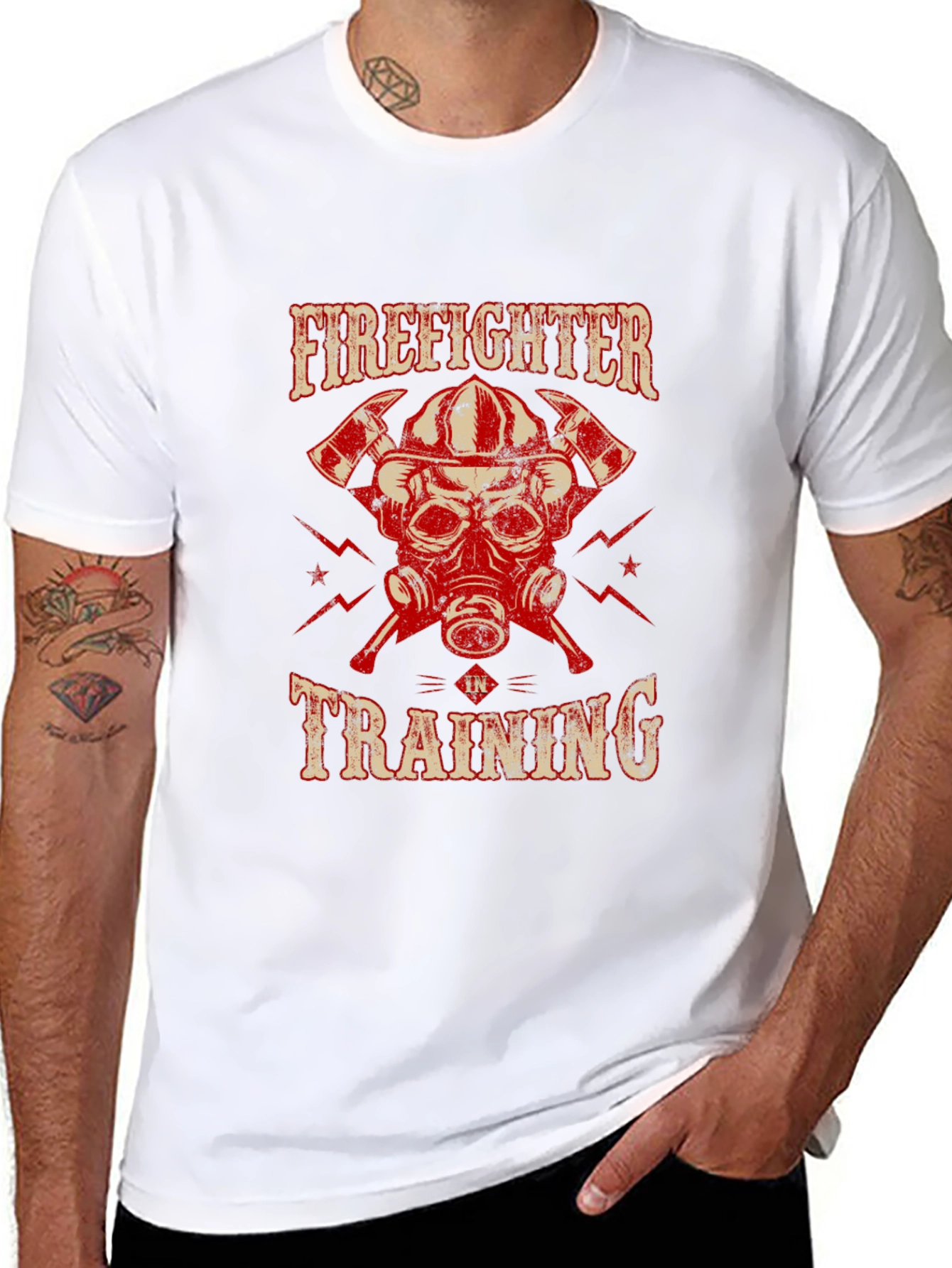 Firefighter in Training Graphic T-Shirt