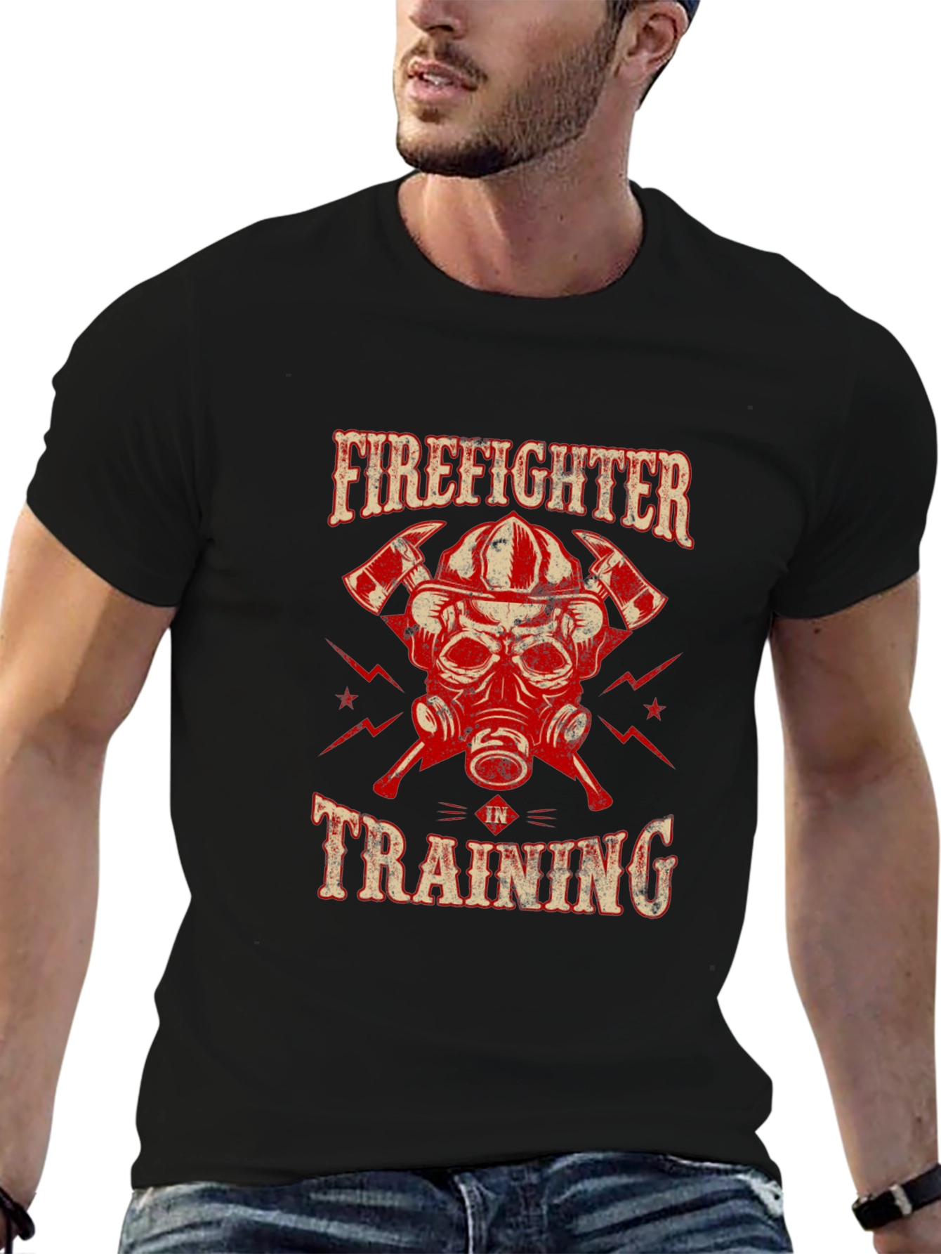 Firefighter in Training Graphic T-Shirt