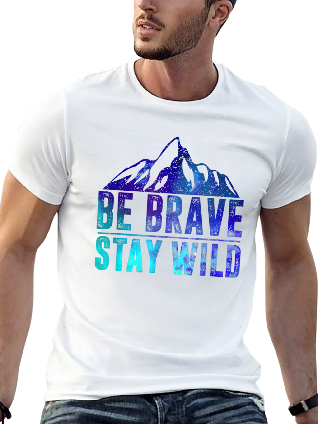 Be Brave Stay Wild Graphic Tee