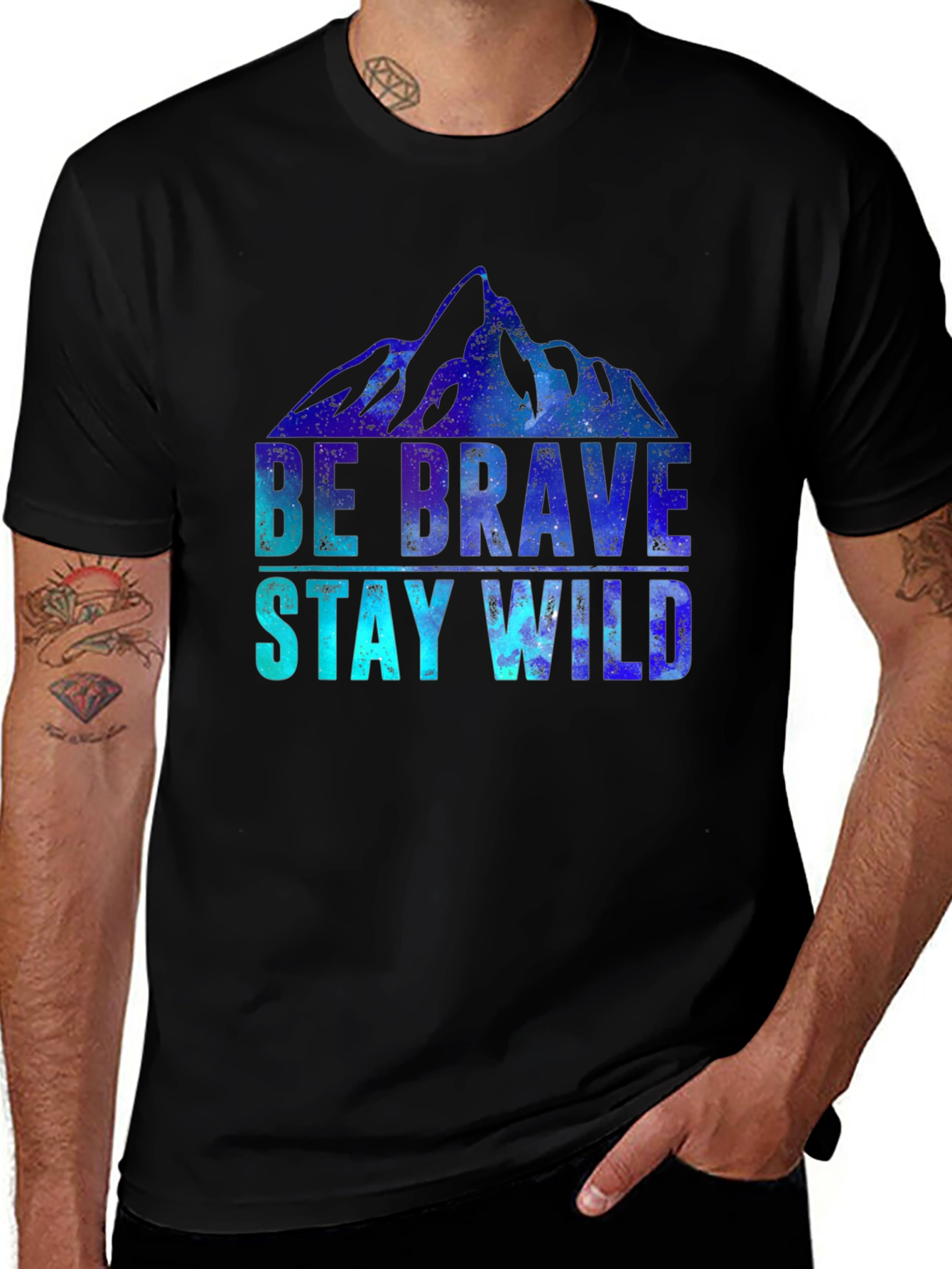 Be Brave Stay Wild Graphic Tee