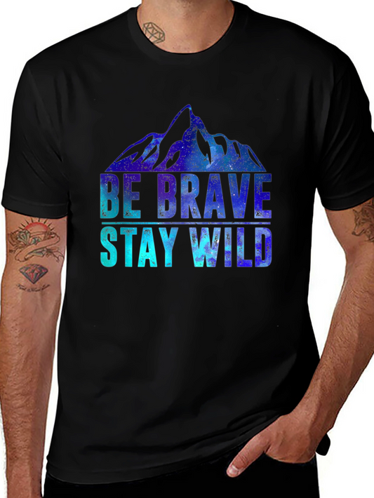Be Brave Stay Wild Graphic Tee