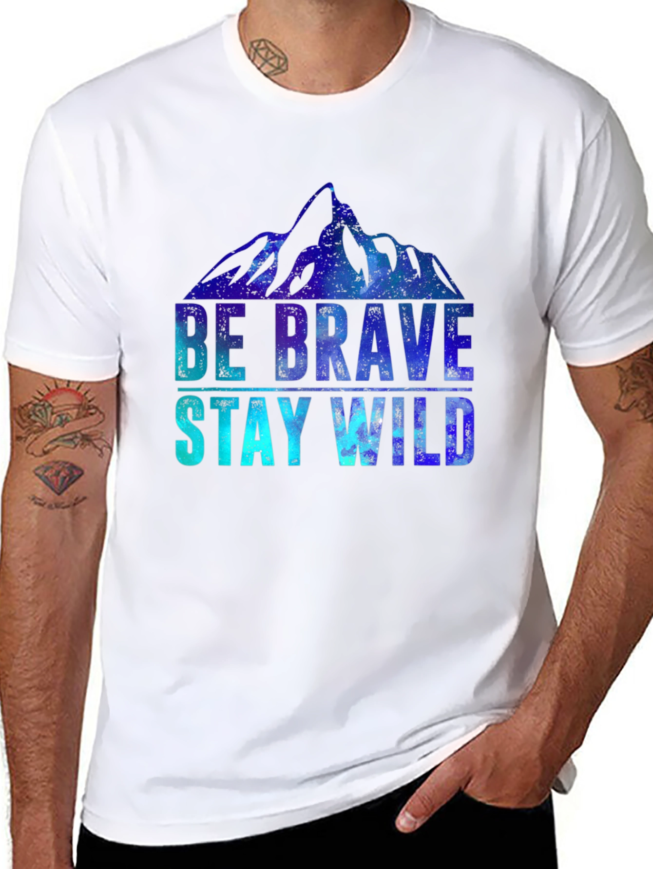 Be Brave Stay Wild Graphic Tee