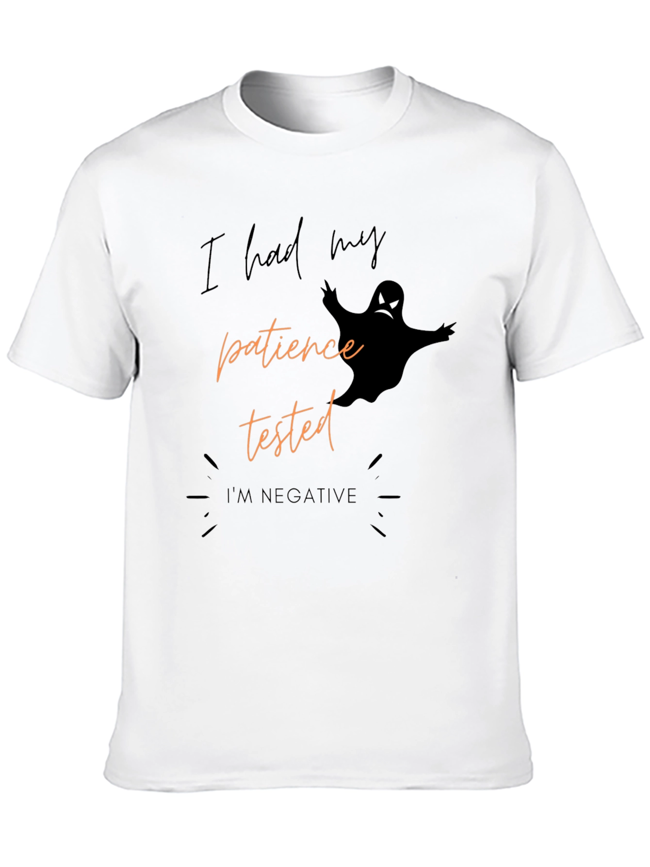 Humorous Halloween Ghost Graphic Tee