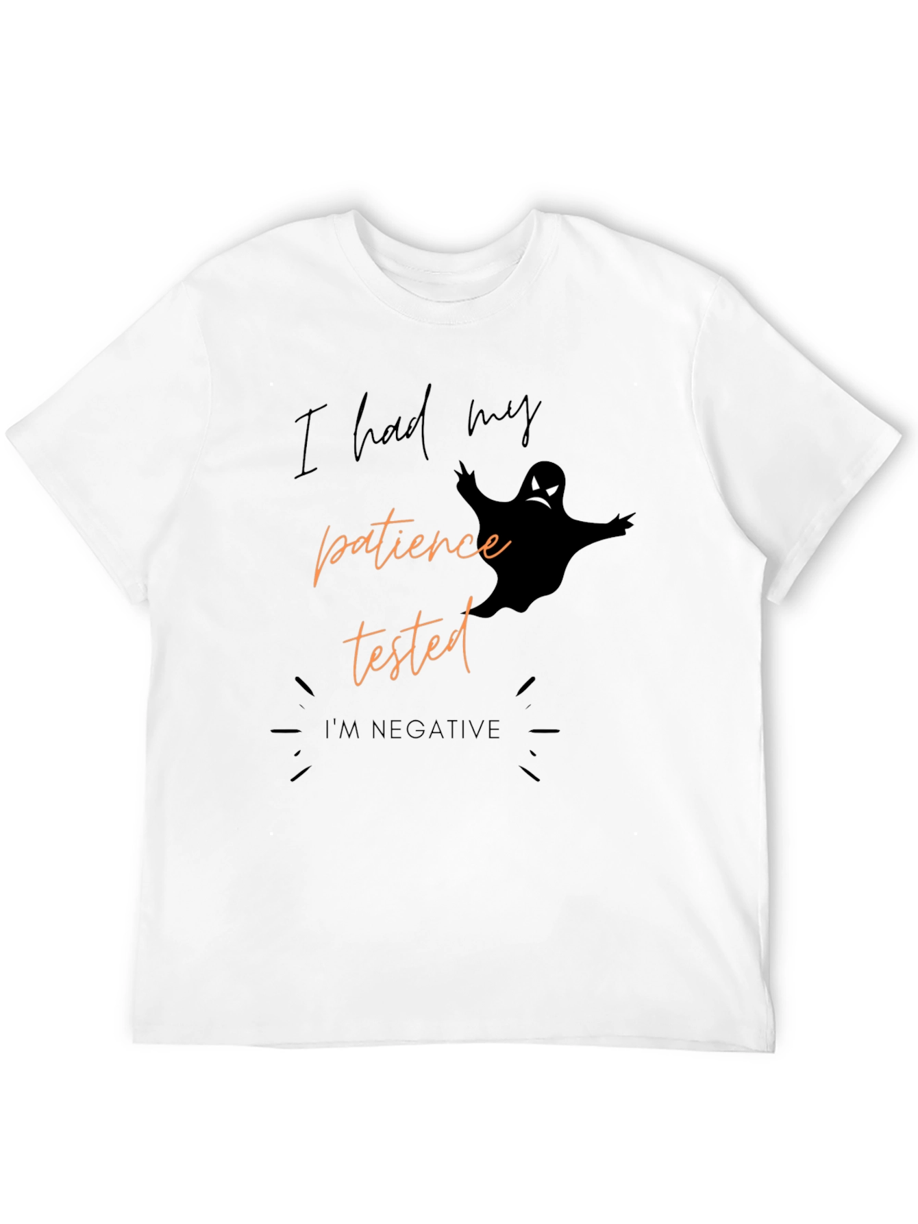 Humorous Halloween Ghost Graphic Tee