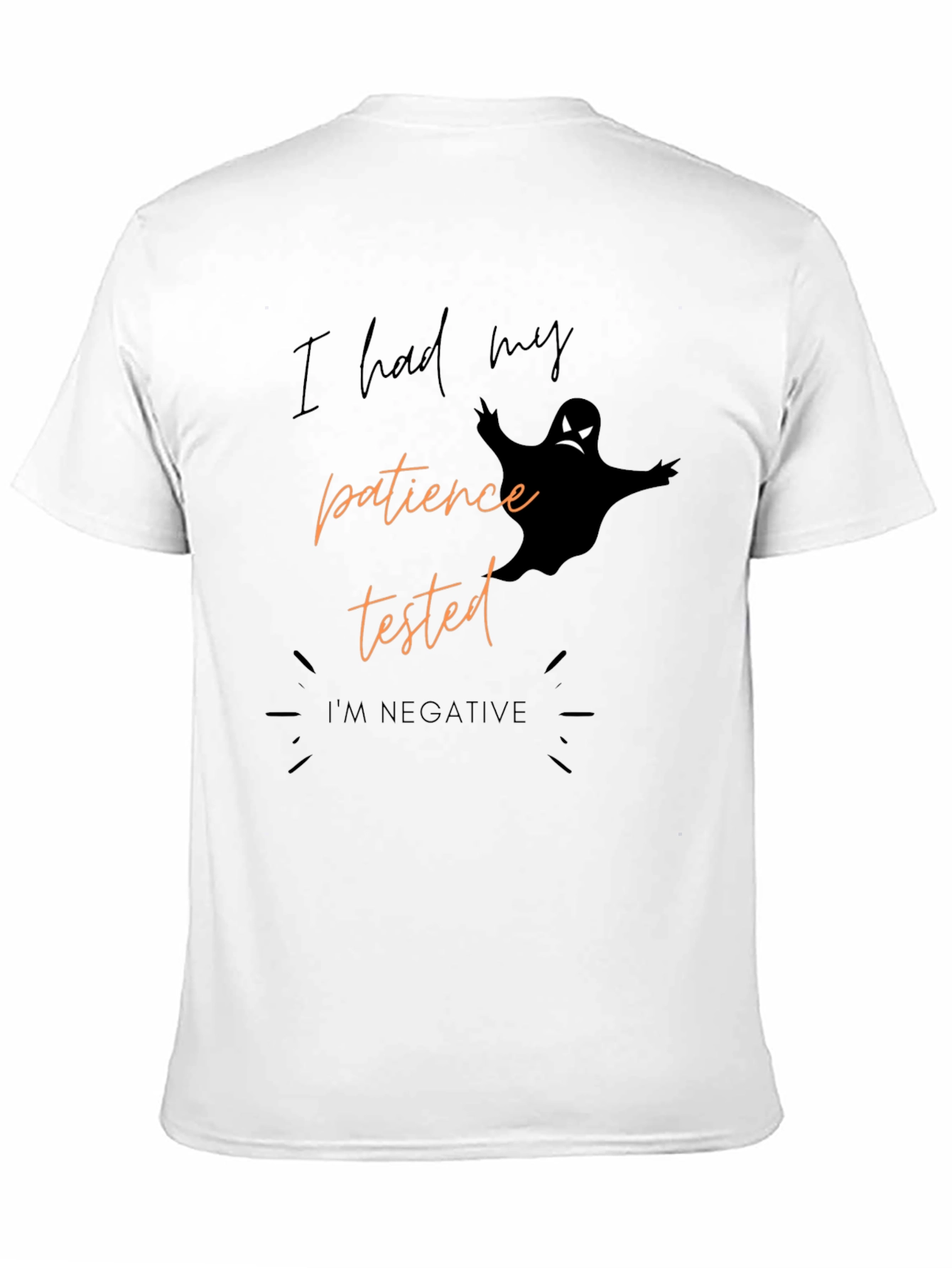 Humorous Halloween Ghost Graphic Tee