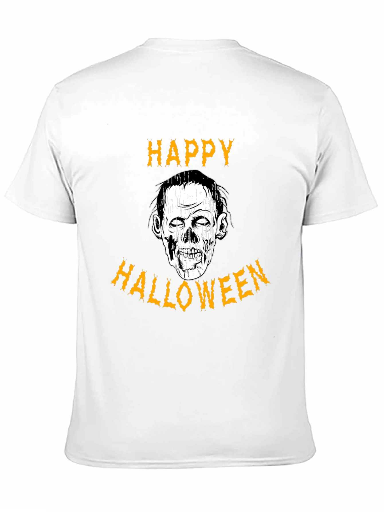 Happy Halloween Zombie Graphic T-Shirt