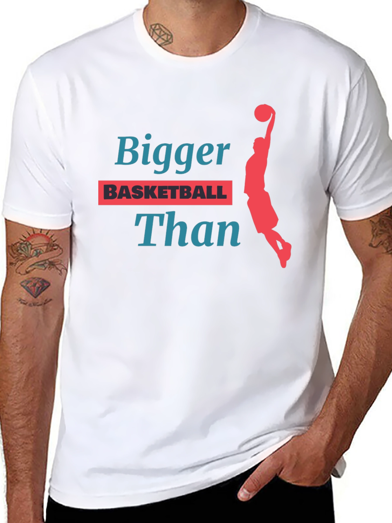 Bigger Than Basketball Graphic T-Shirt