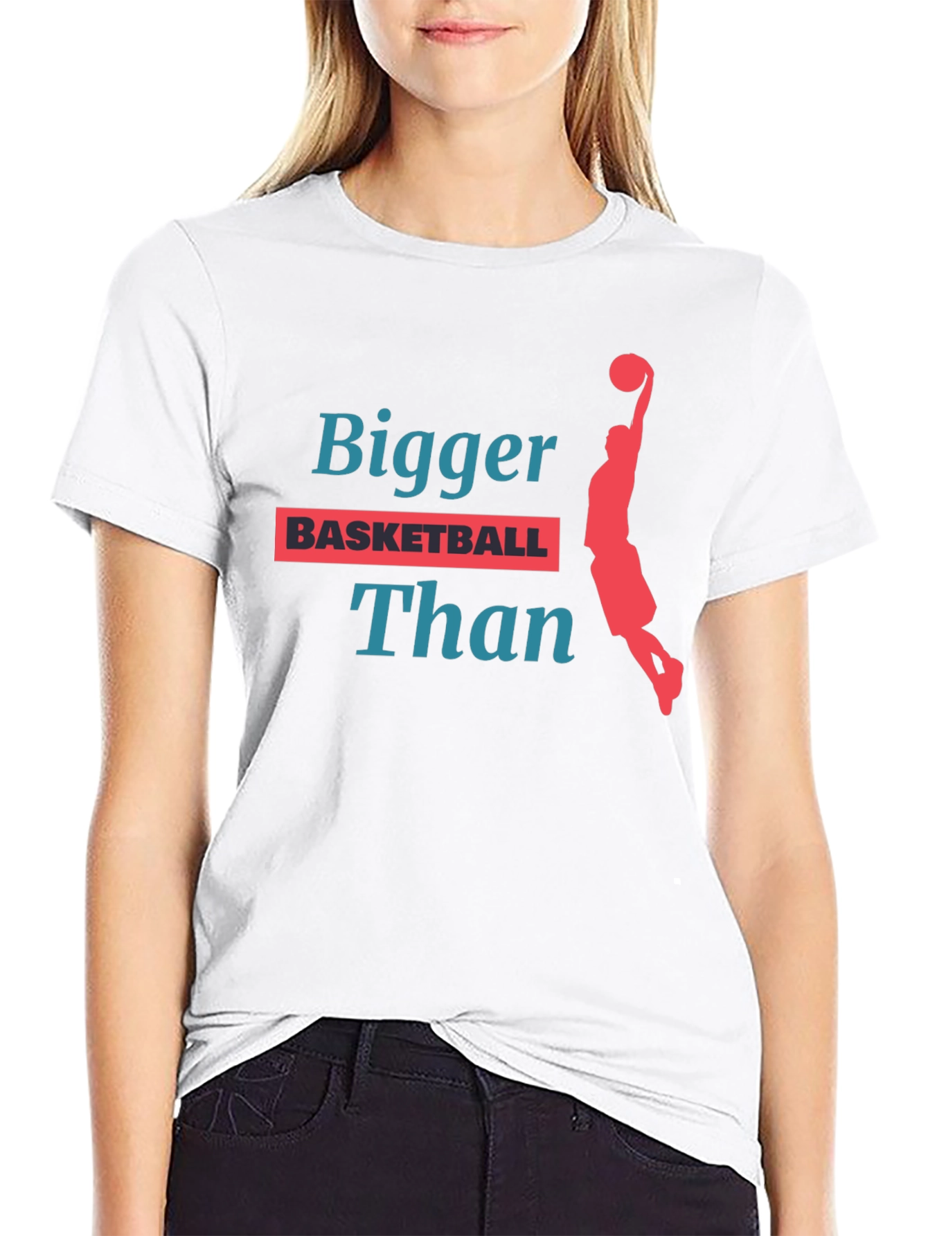Bigger Than Basketball Graphic T-Shirt