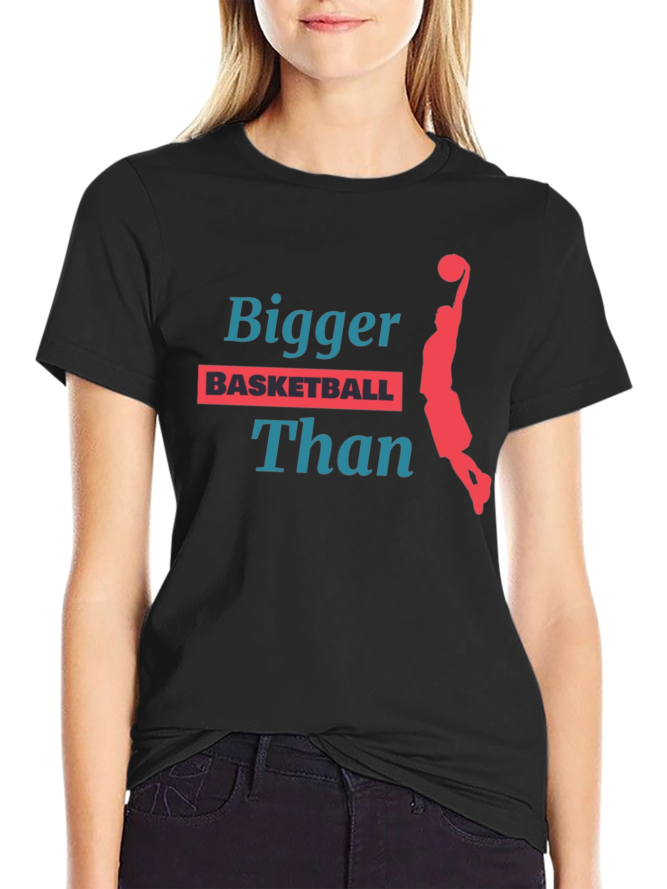 Bigger Than Basketball Graphic T-Shirt