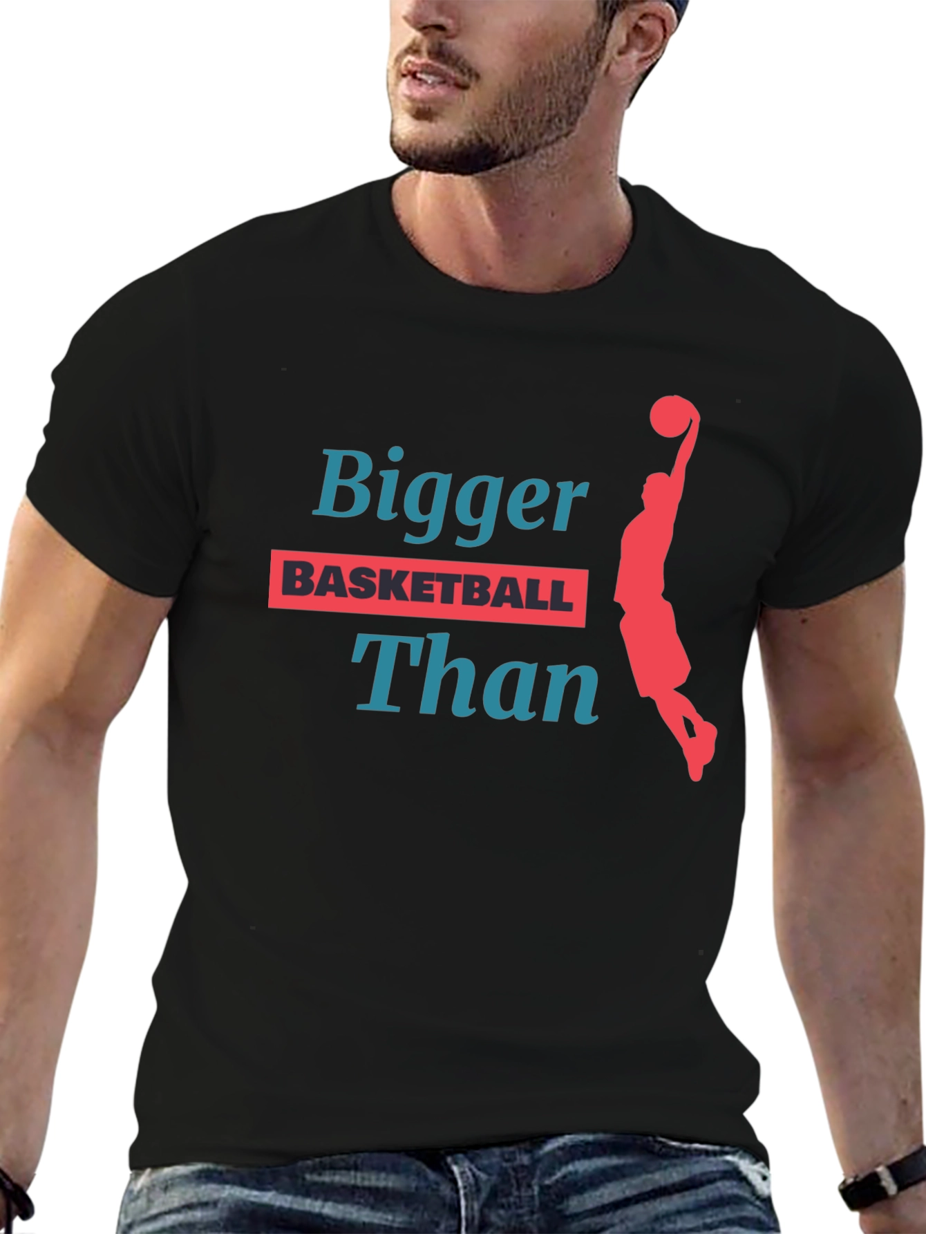 Bigger Than Basketball Graphic T-Shirt