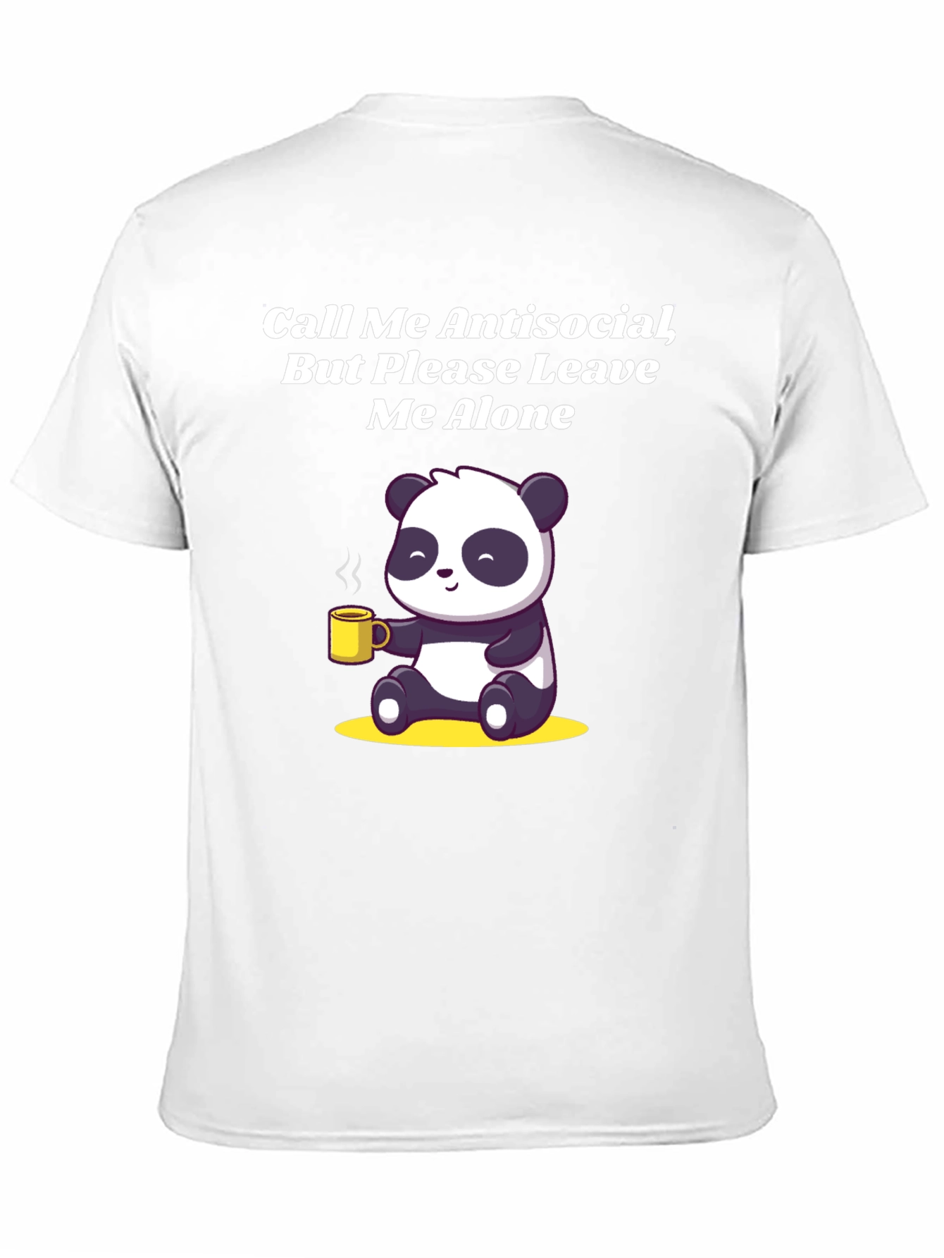 Antisocial Panda Graphic Tee - Soft Cotton Blend