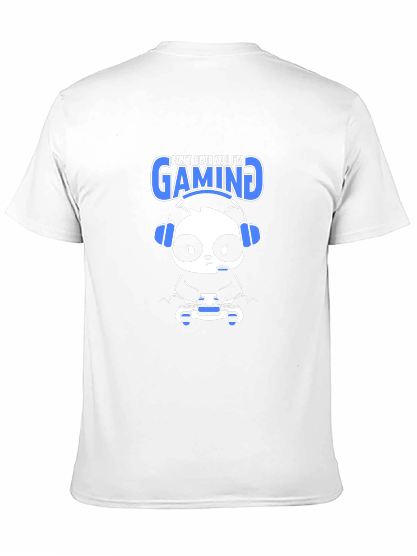 Gamer Panda T-Shirt - Cant Hear You Im Gaming