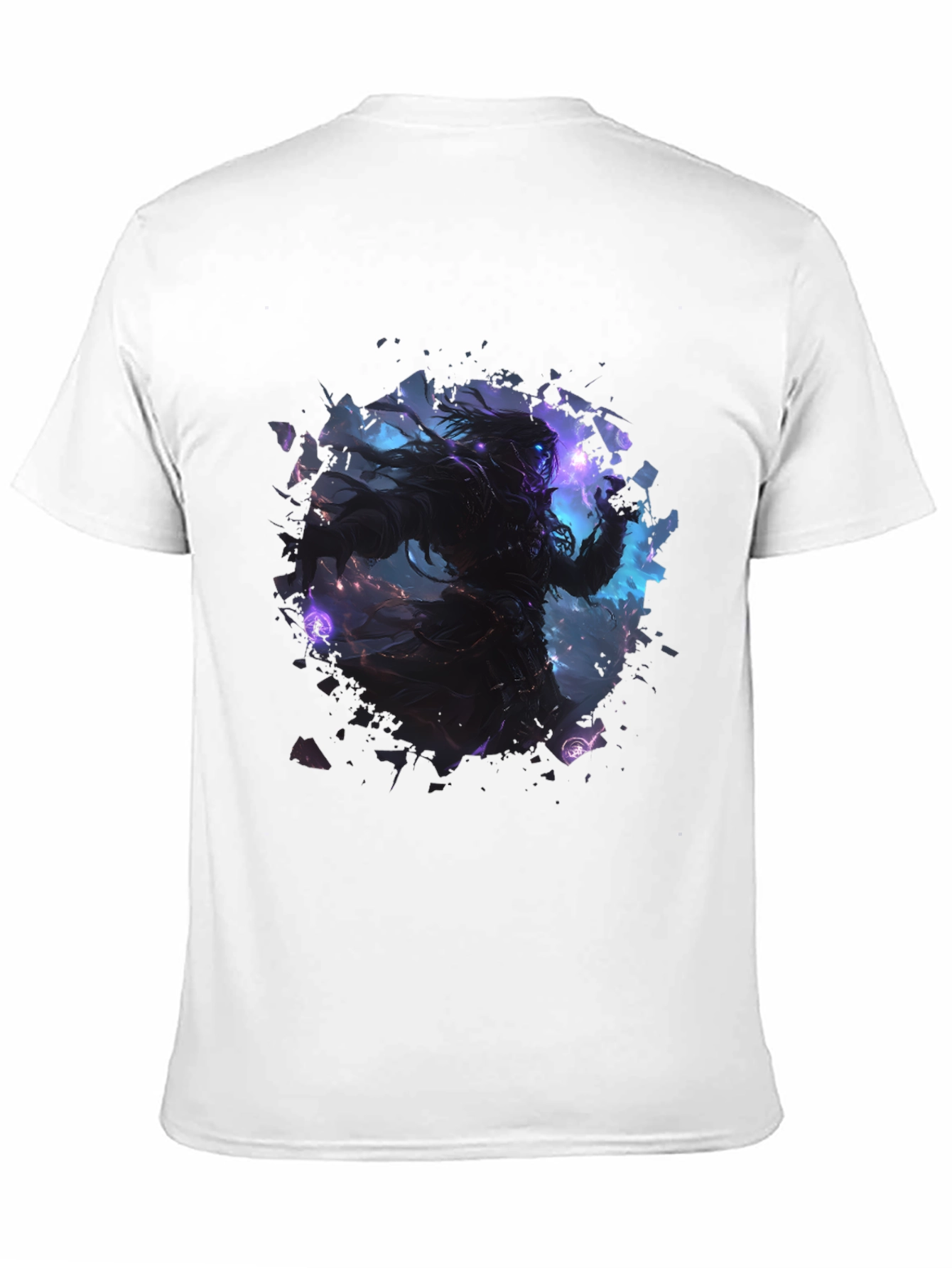 Mystic Warrior Graphic Black T-Shirt