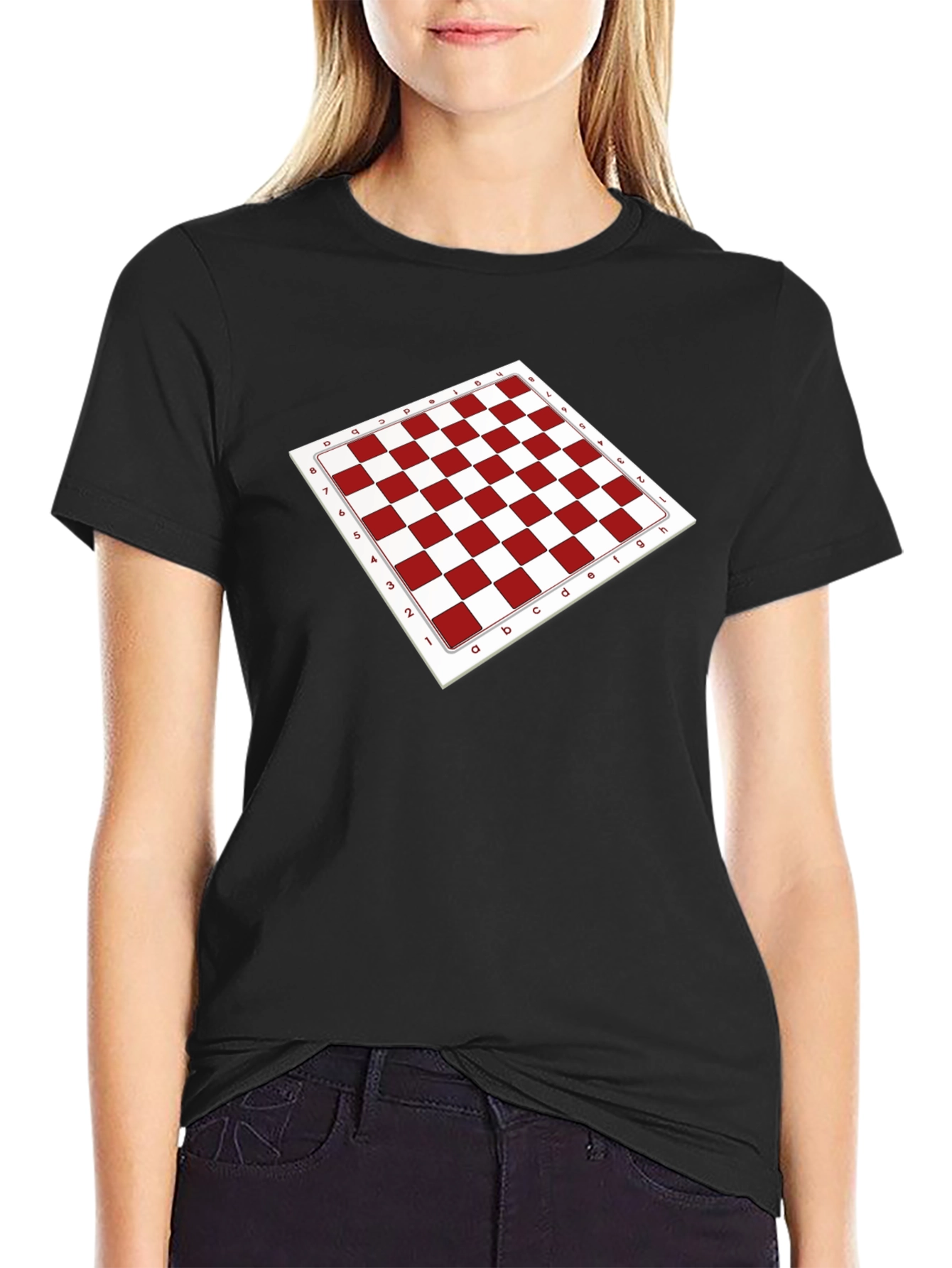 Chessboard Pattern Tee - Game On!