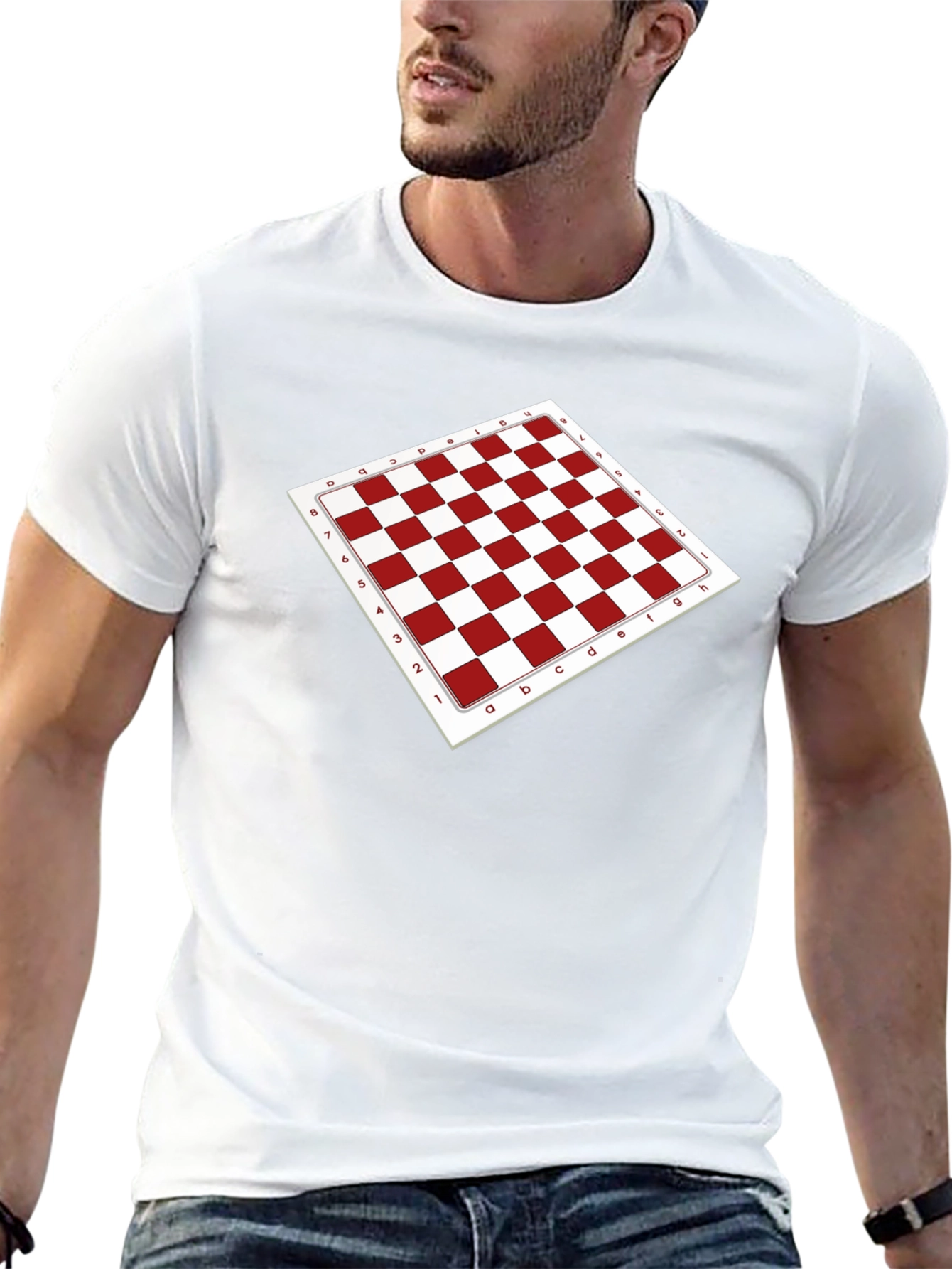 Chessboard Pattern Tee - Game On!