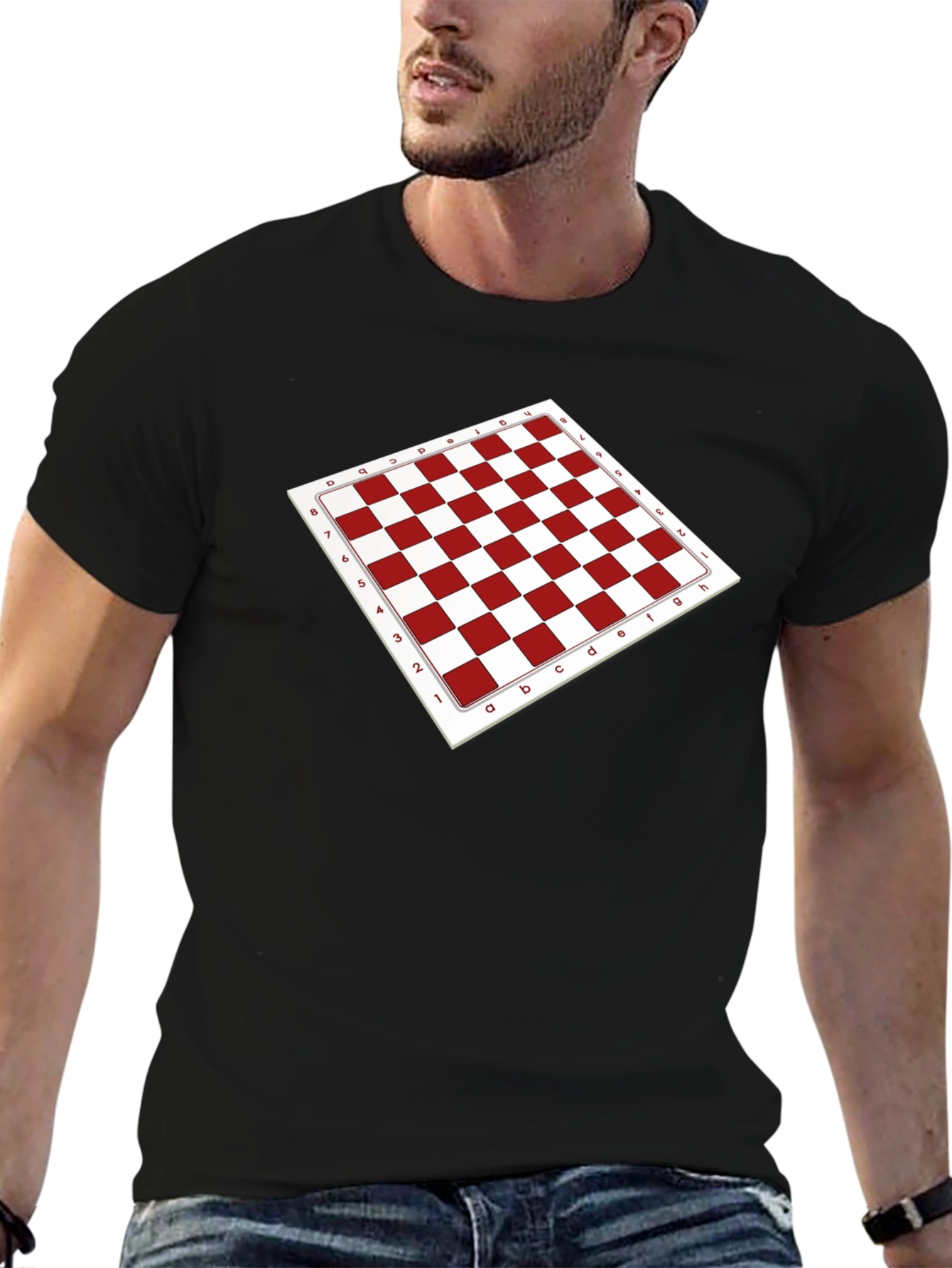 Chessboard Pattern Tee - Game On!