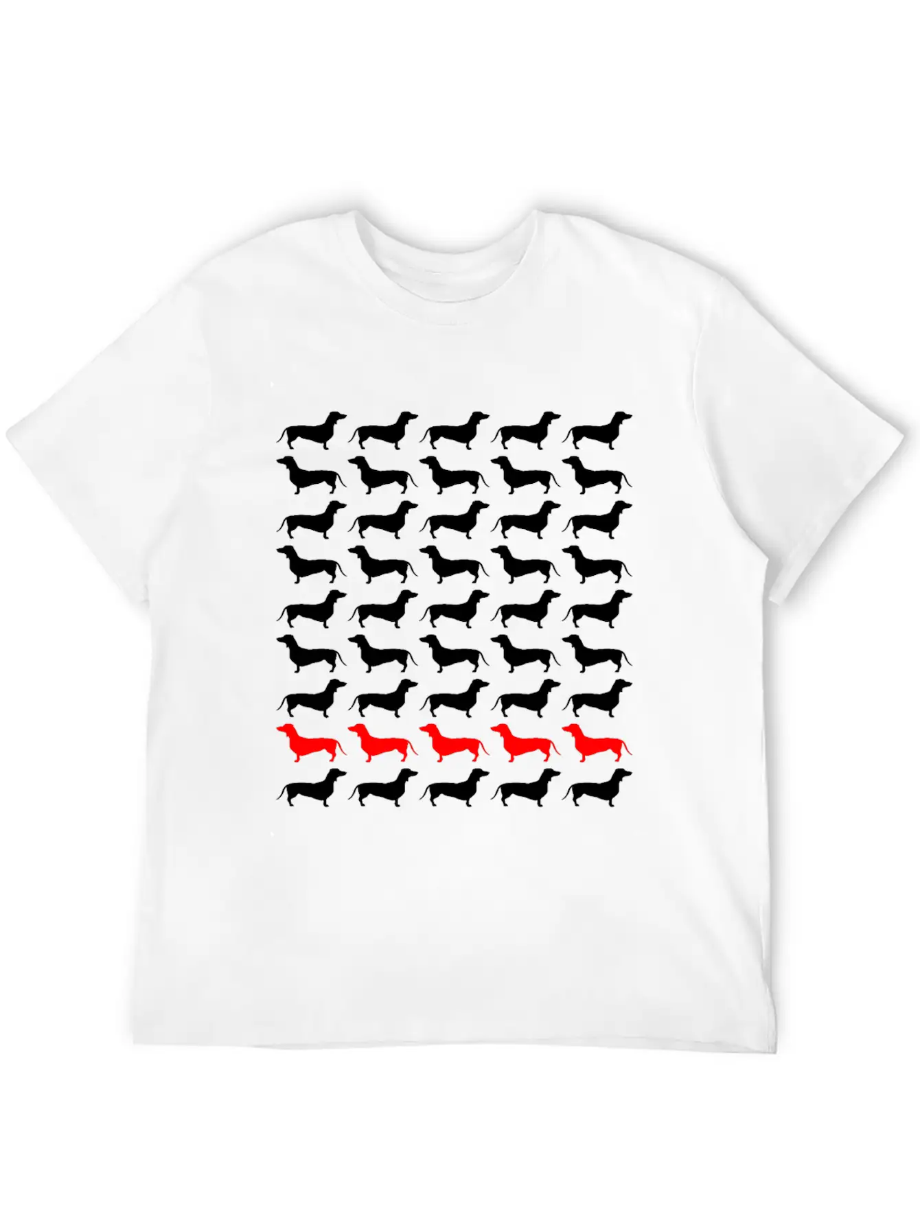 Dog Dachshund Unisex Casual T-Shirt – Clean Design For Daily Comfort