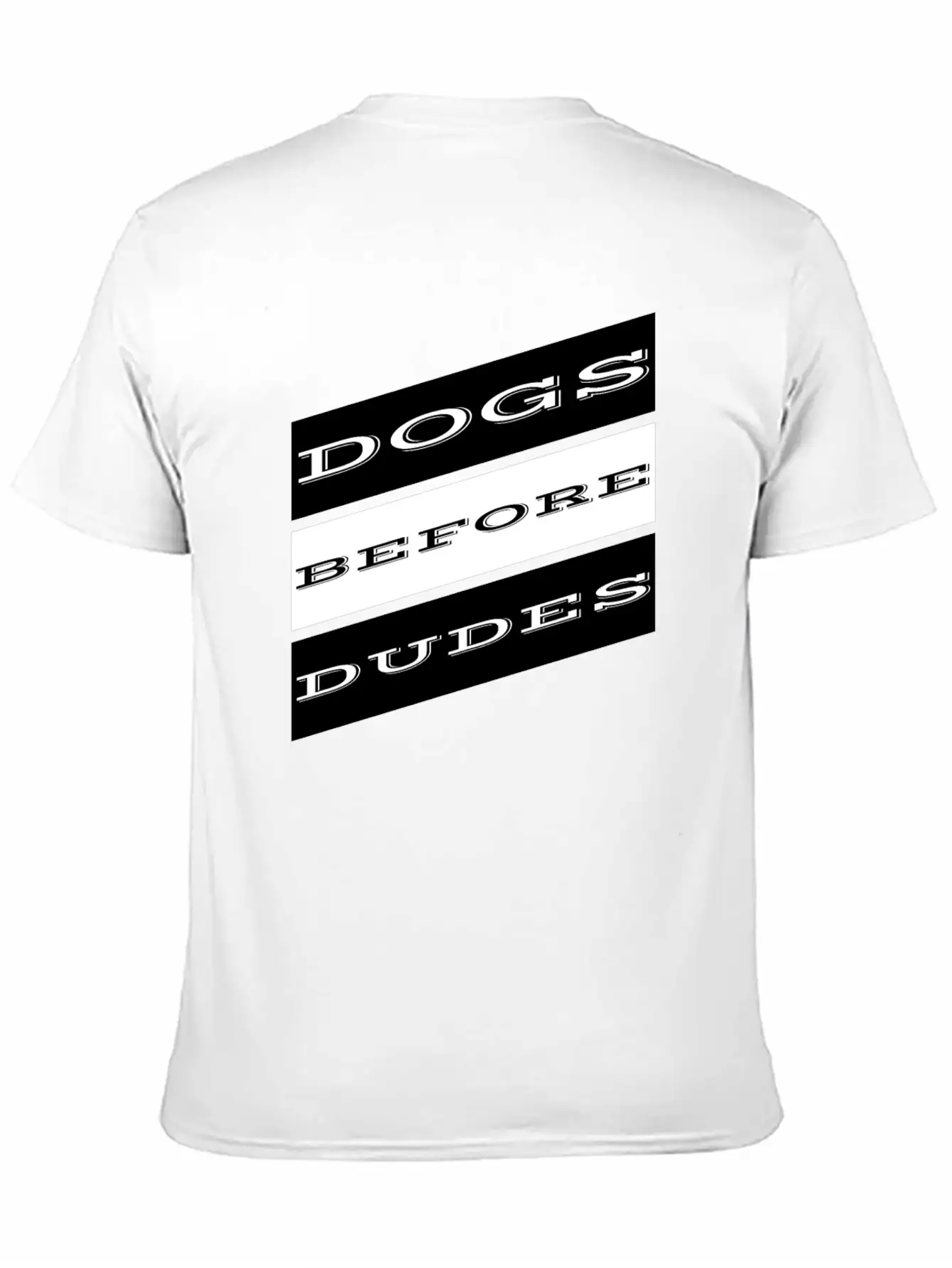 Dog - Dogs Before Dudes Unisex Casual T-Shirt – Clean Design For Daily Comfort