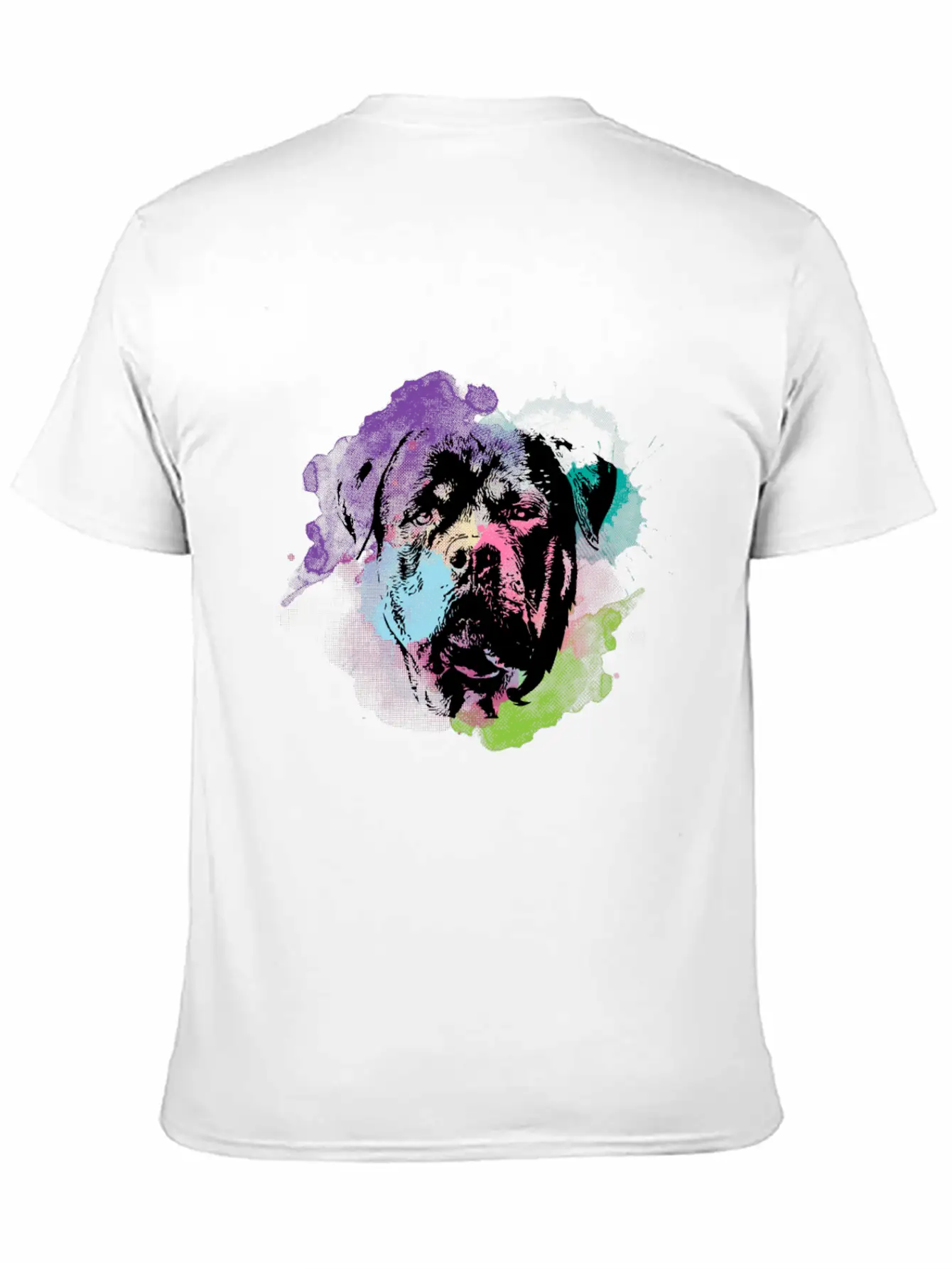 Dog Lover I Splash Art Rottweiler Unisex Casual T-Shirt – Clean Design For Daily Comfort