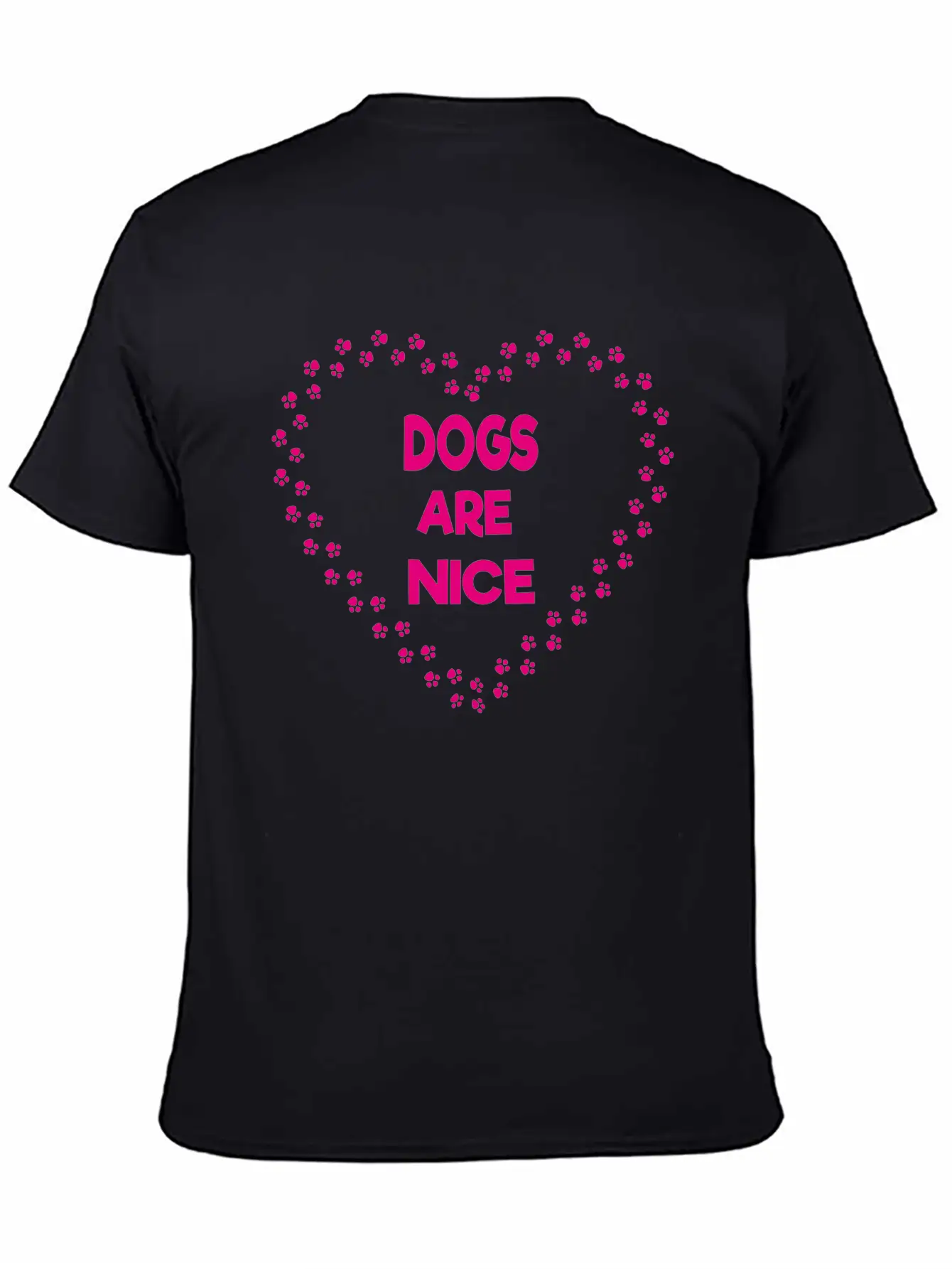 Dogs Are Nice Unisex Casual T-Shirt – Clean Design For Daily Comfort