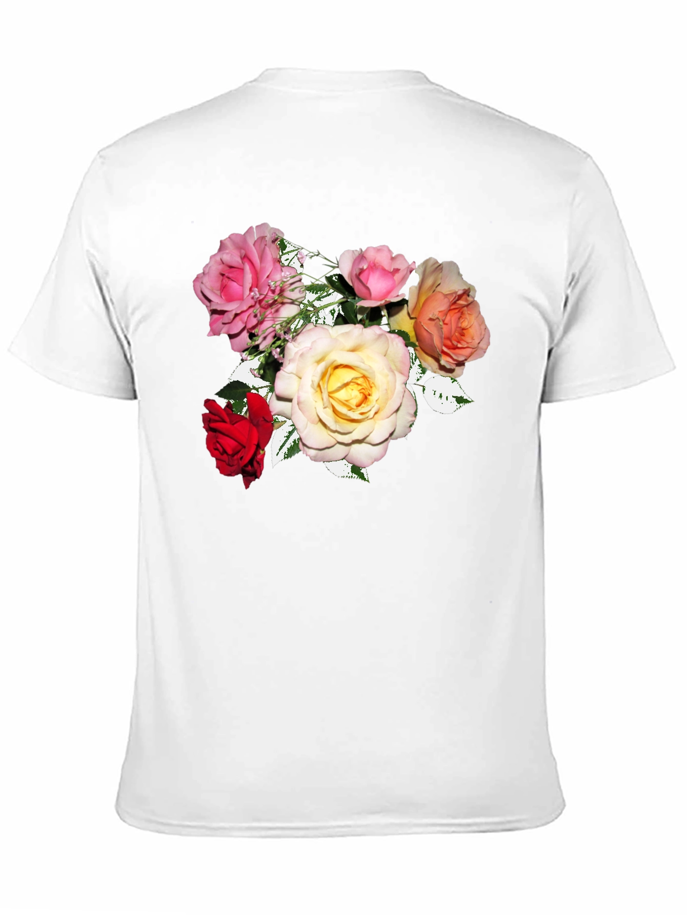 Floral Rose Bouquet Graphic Tee