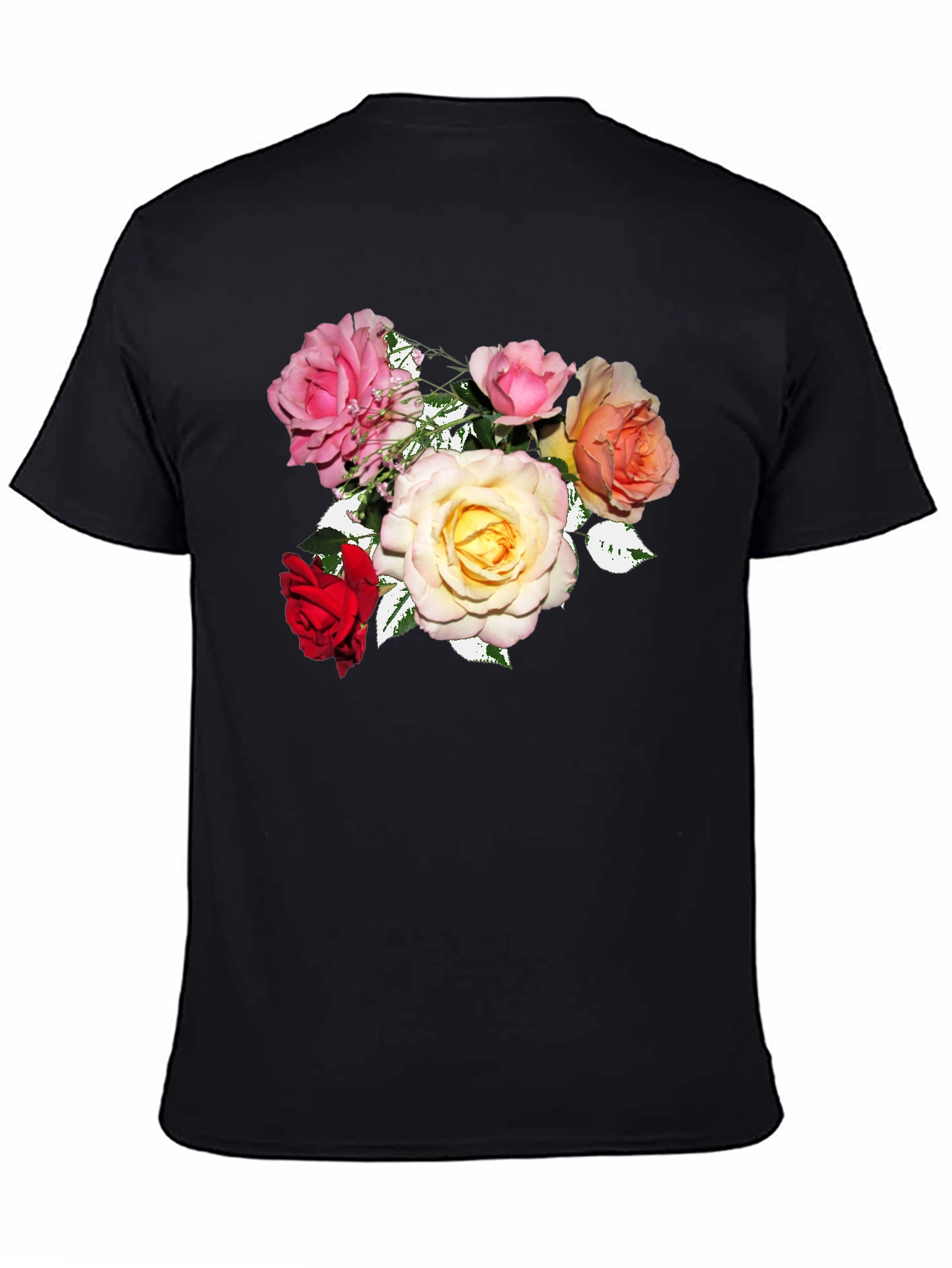 Floral Rose Bouquet Graphic Tee