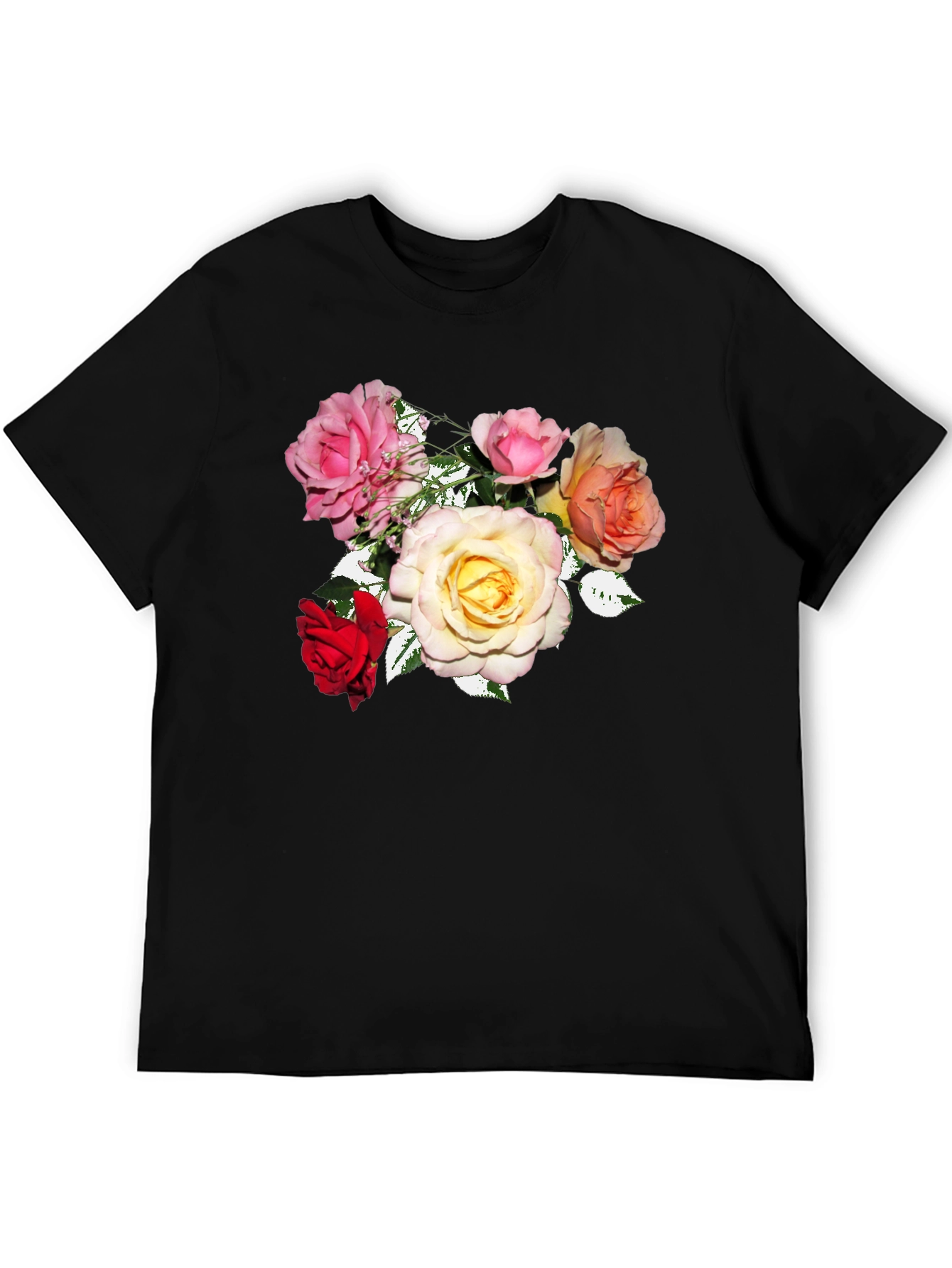 Floral Rose Bouquet Graphic Tee