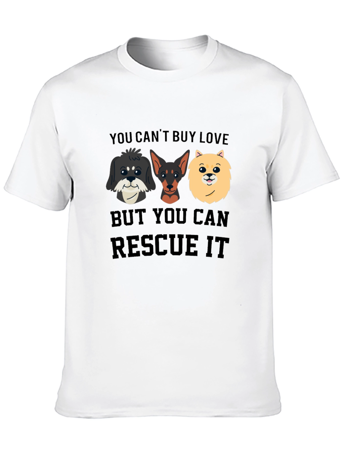 Rescue Dog T-Shirt: You Cant Buy Love