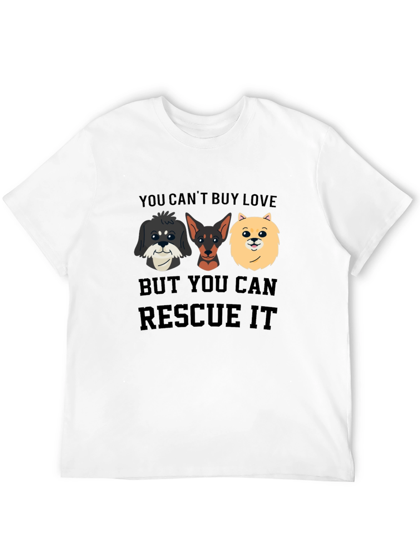 Rescue Dog T-Shirt: You Cant Buy Love