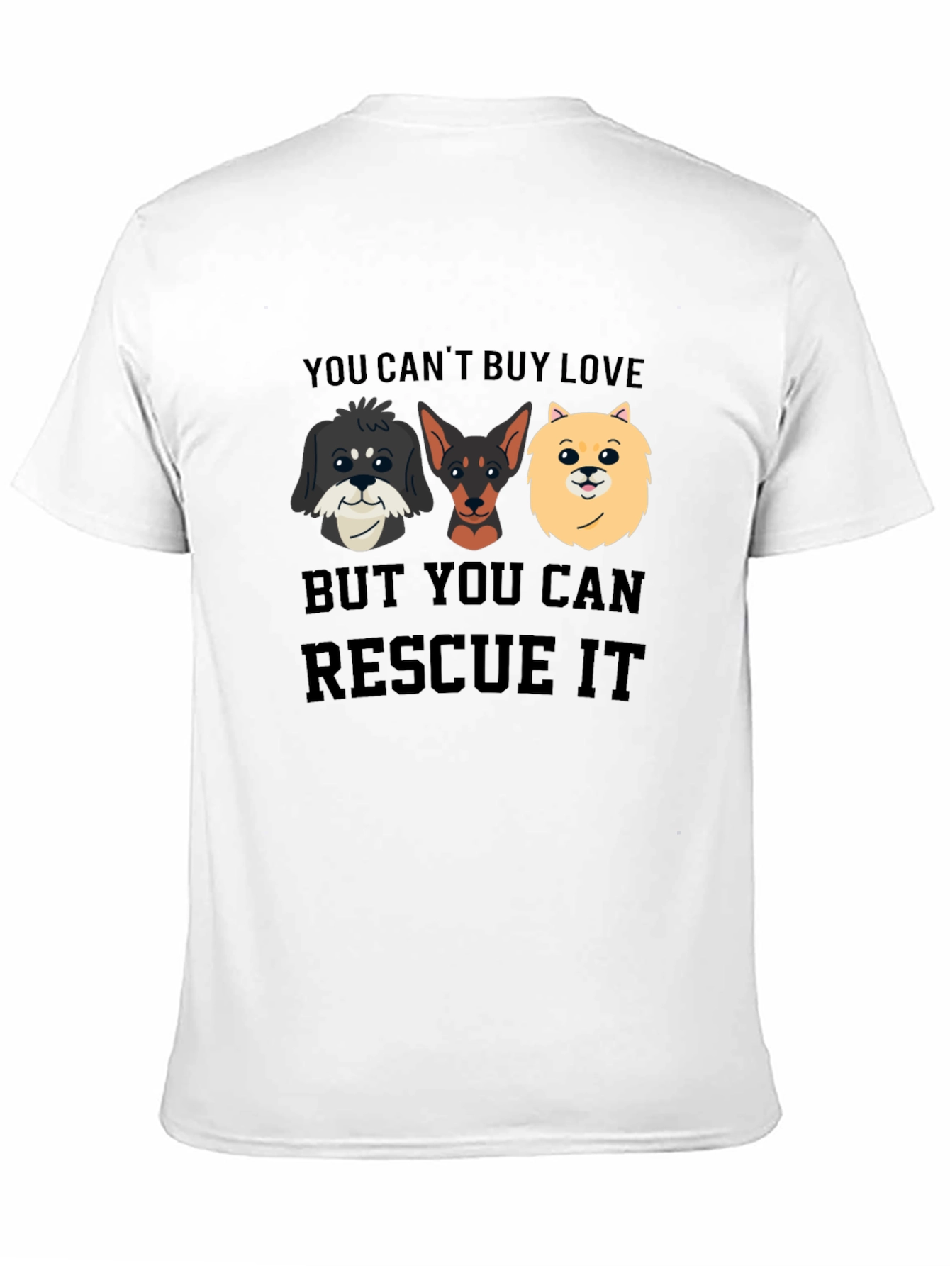 Rescue Dog T-Shirt: You Cant Buy Love