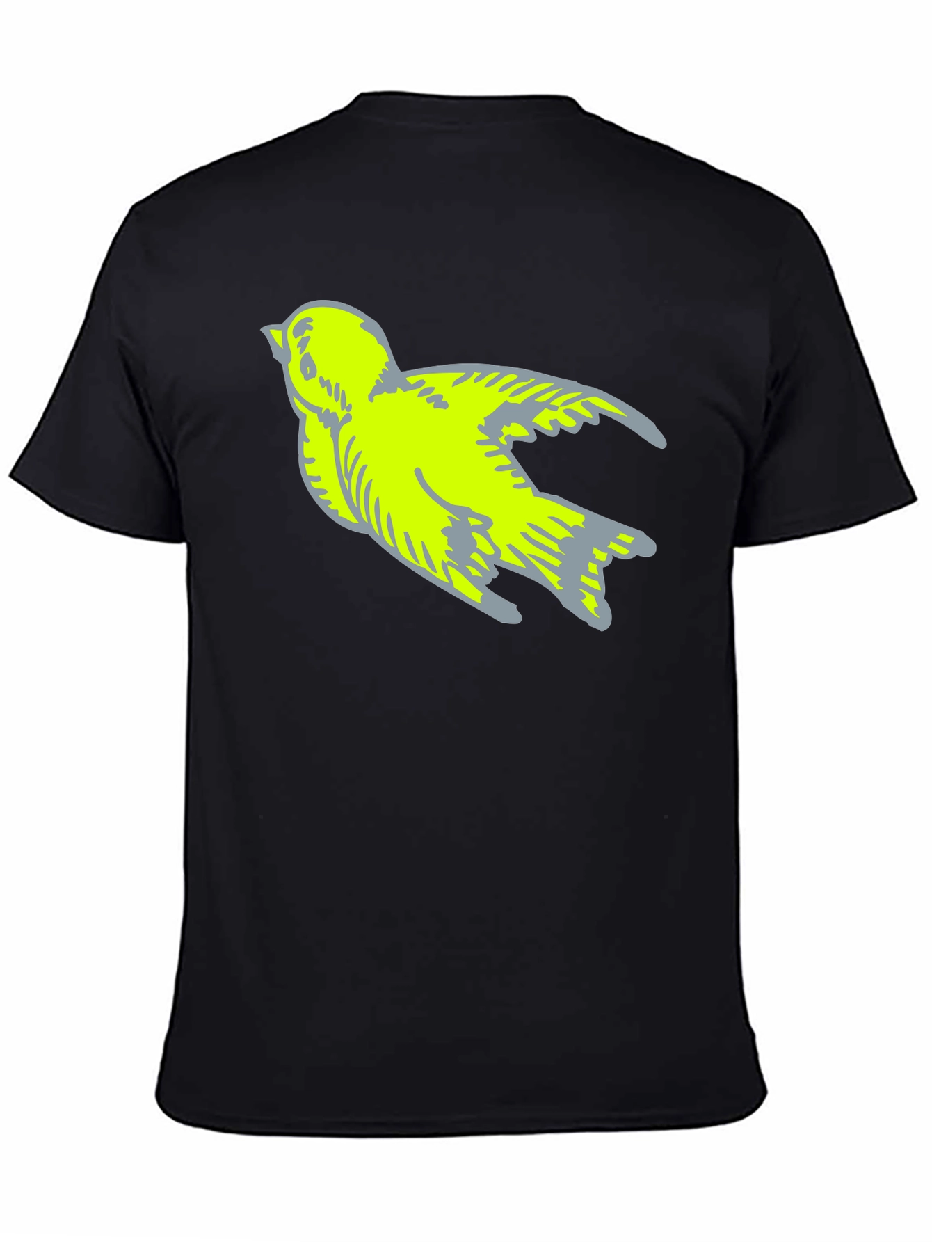 Bird Graphic Tee - Stylish Black T-Shirt