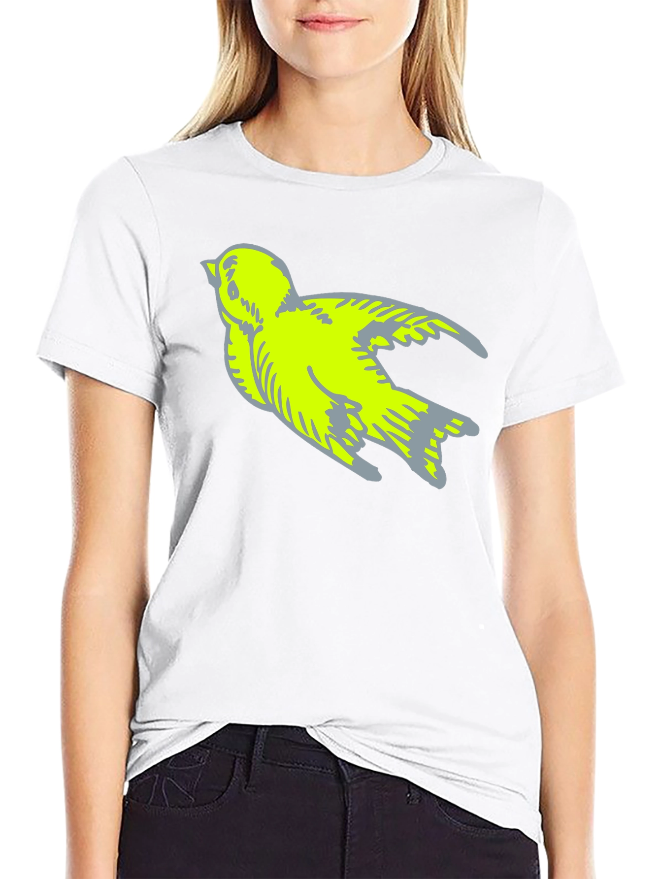 Bird Graphic Tee - Stylish Black T-Shirt